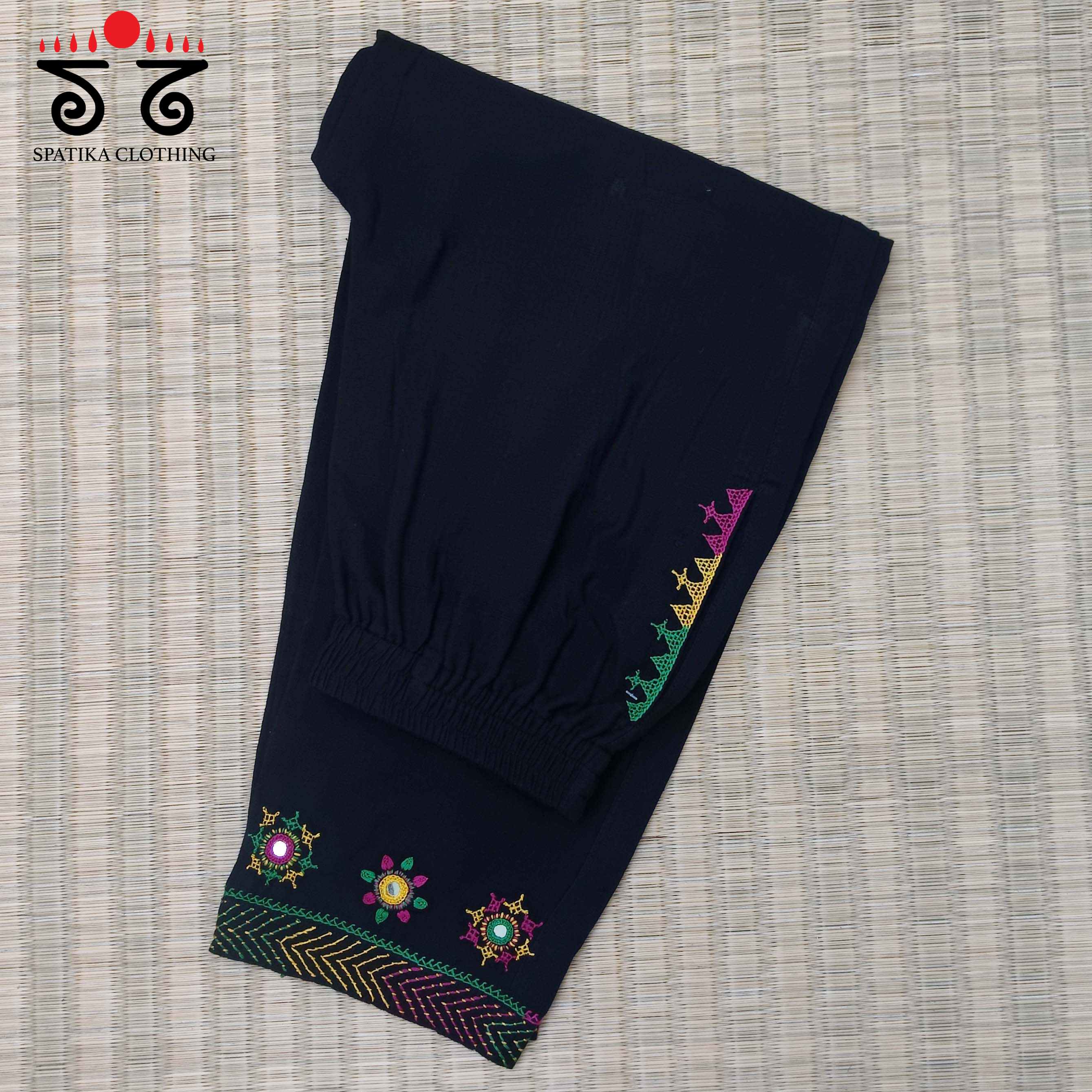 Lambani Hand Embroidered Women's Pant