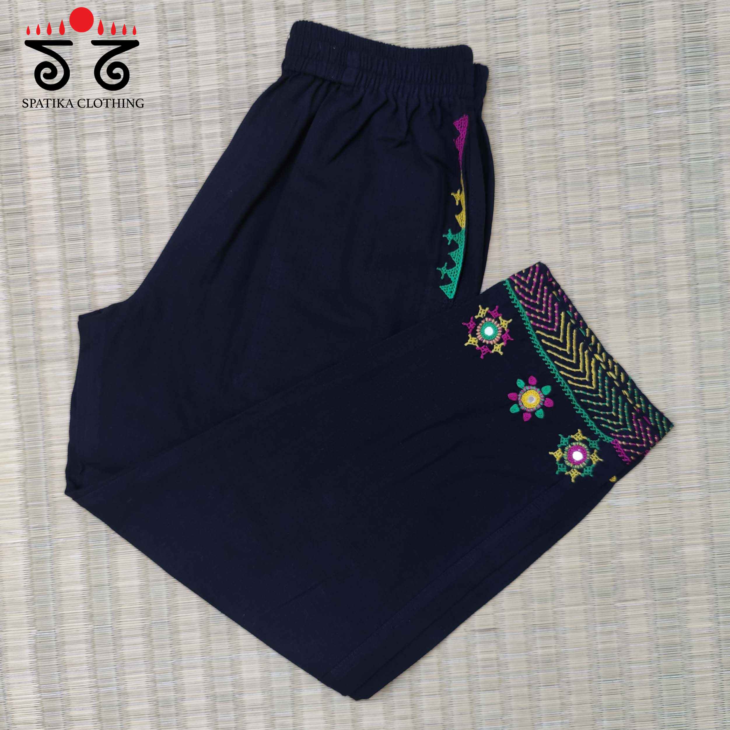 Lambani Hand Embroidered Women's Pant