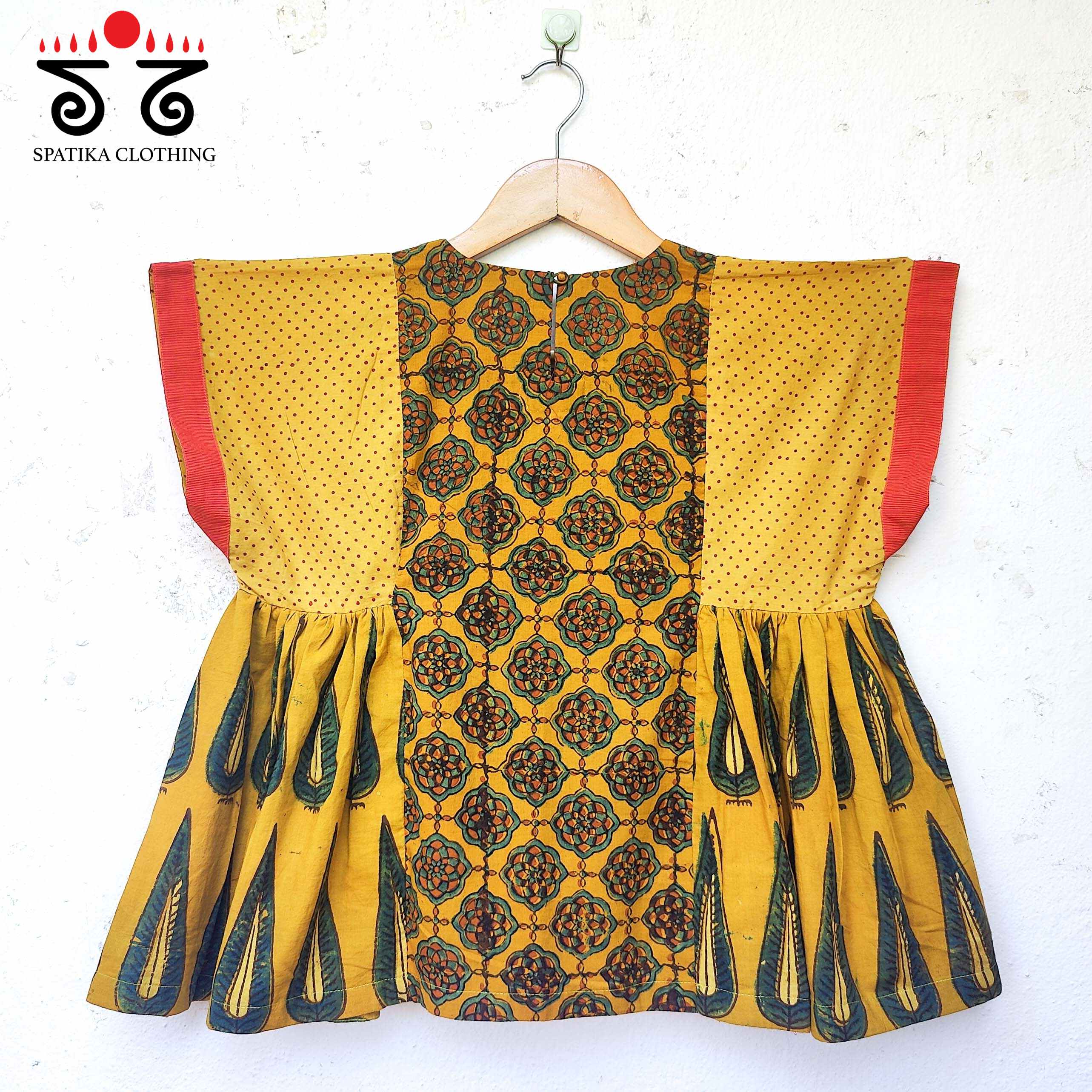 Hand - Embroidered Frilled Top