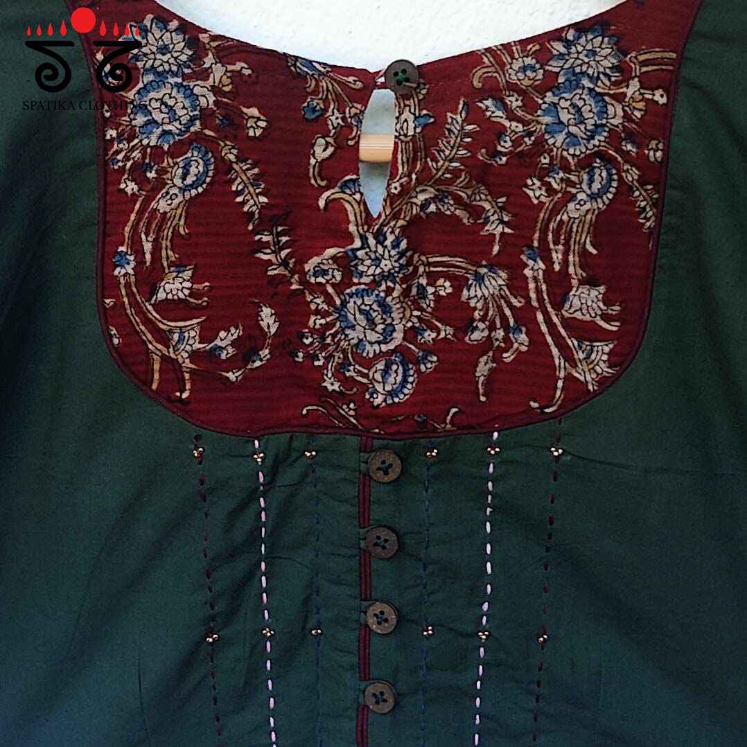 The Kalamkari Yoke Blouse