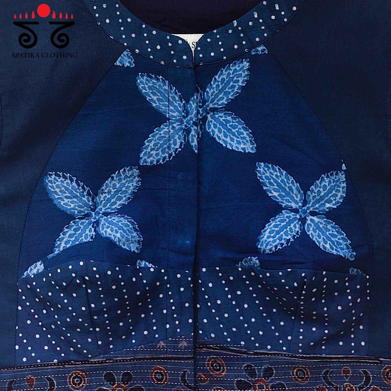The Katori Blouse - Indigo