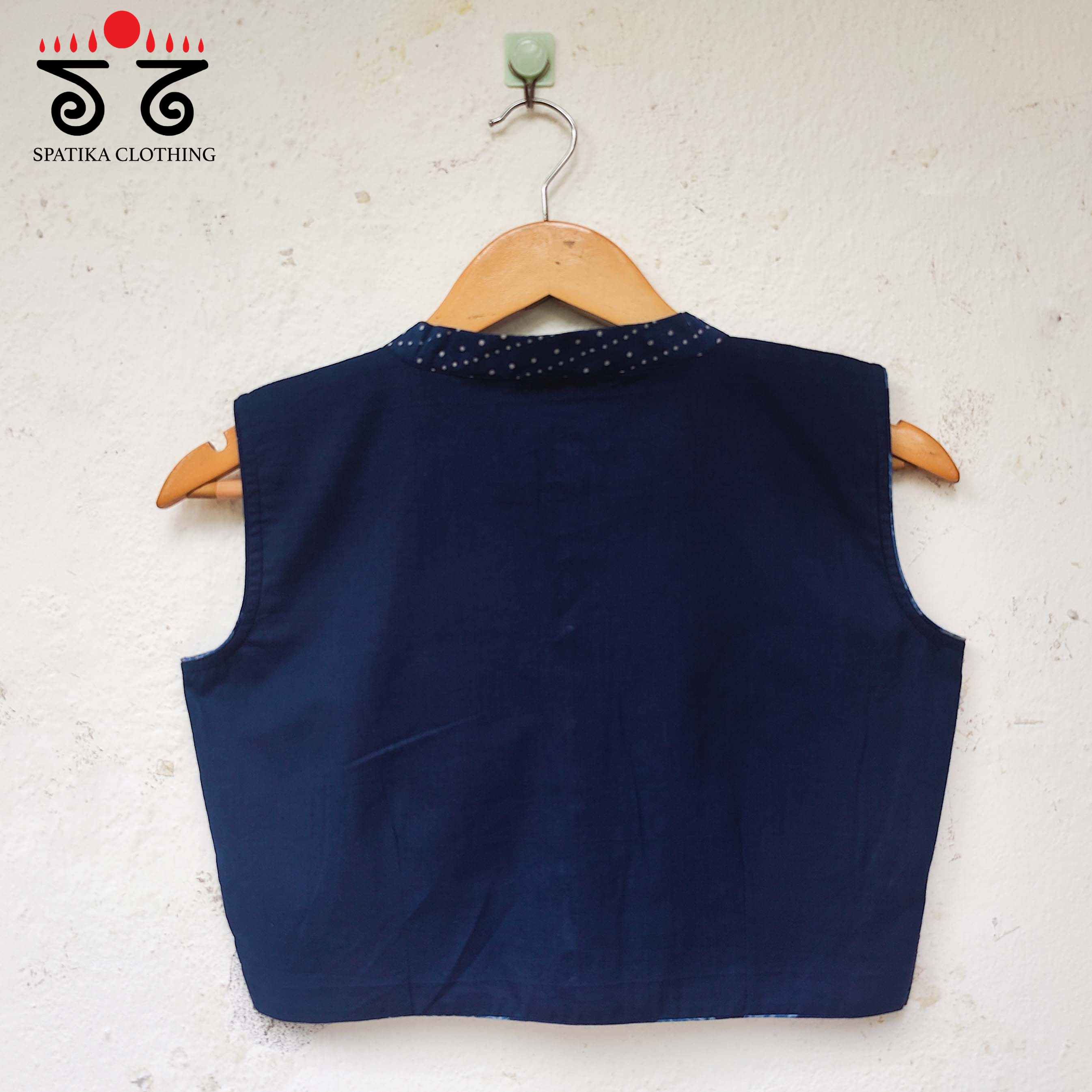 The Katori Blouse - Indigo
