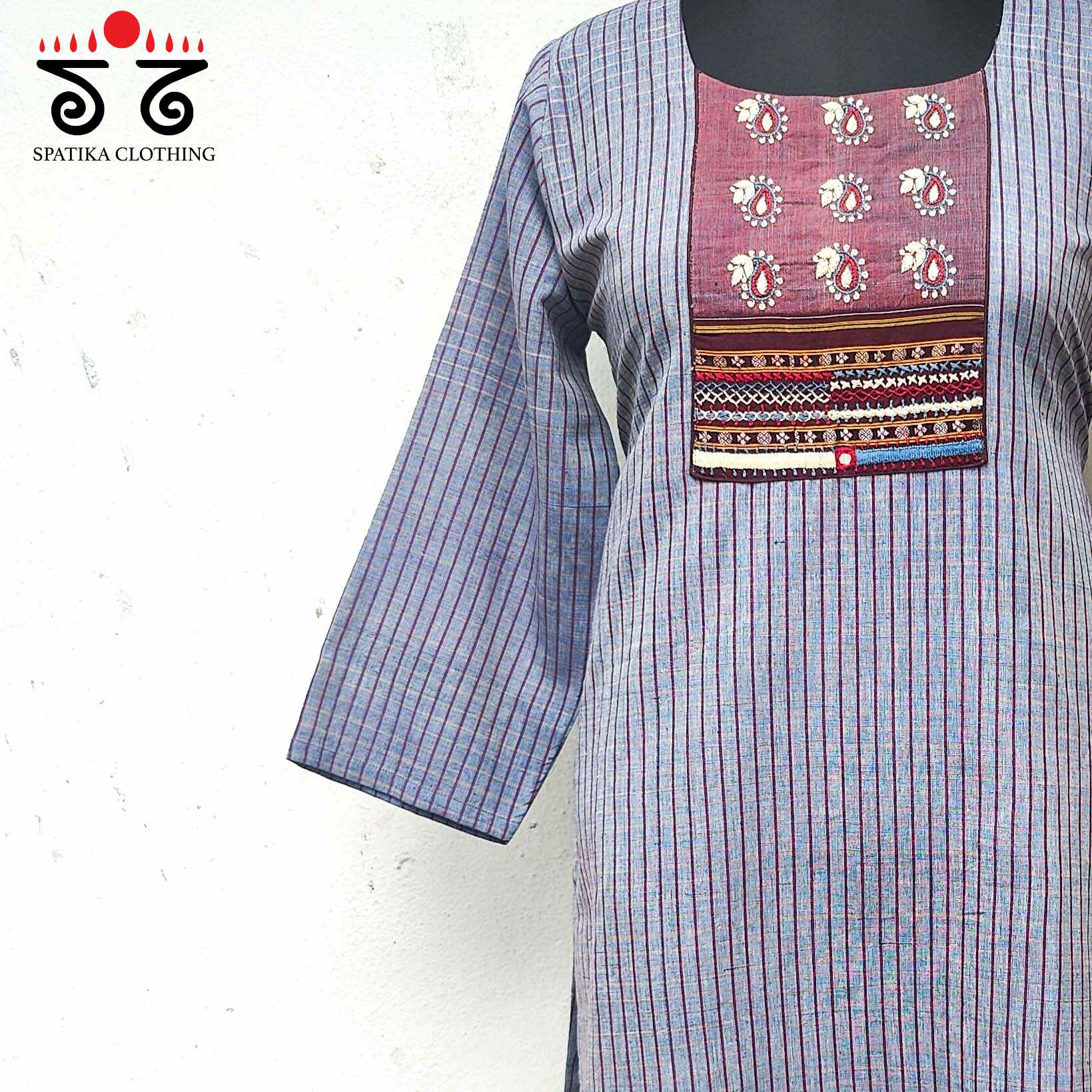 Handcrafted Keri Yoke Kurta