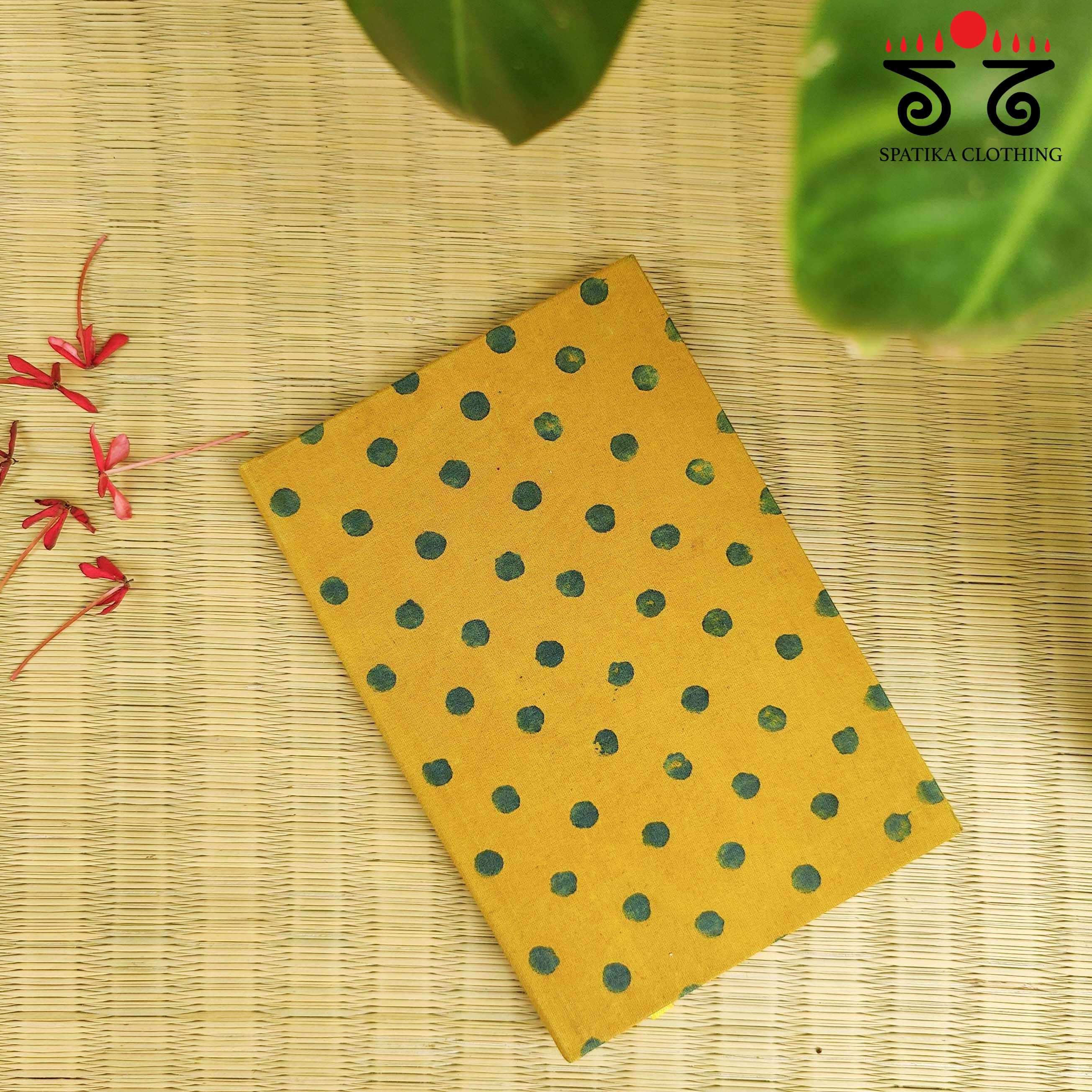 Hand Bound Ajrak Notebook-Large