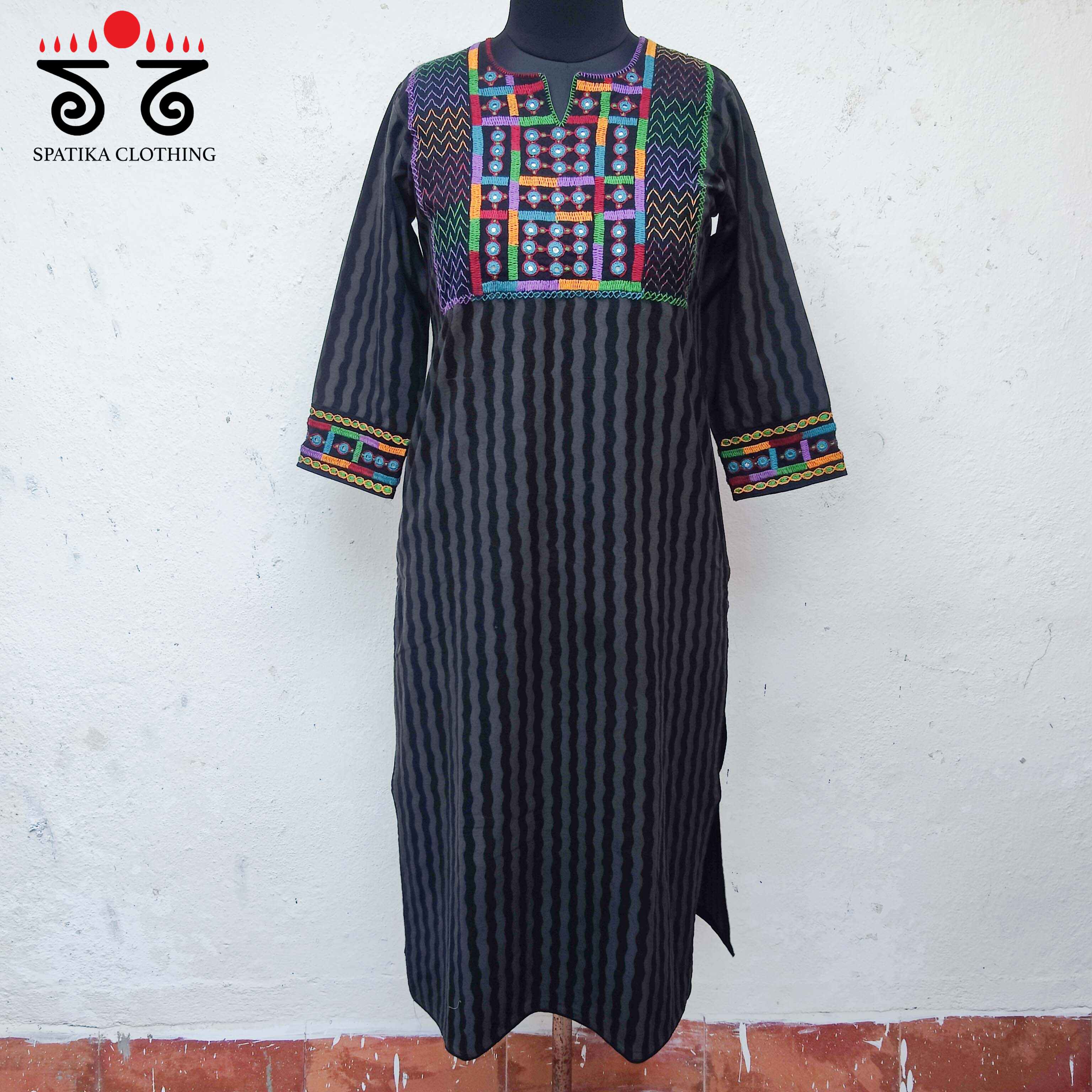 Lambani Hand Embroidered Kurta