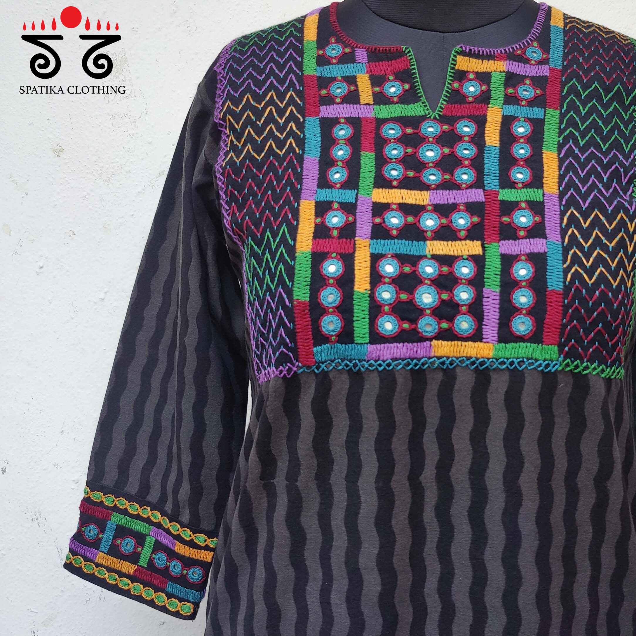 Lambani Hand Embroidered Kurta