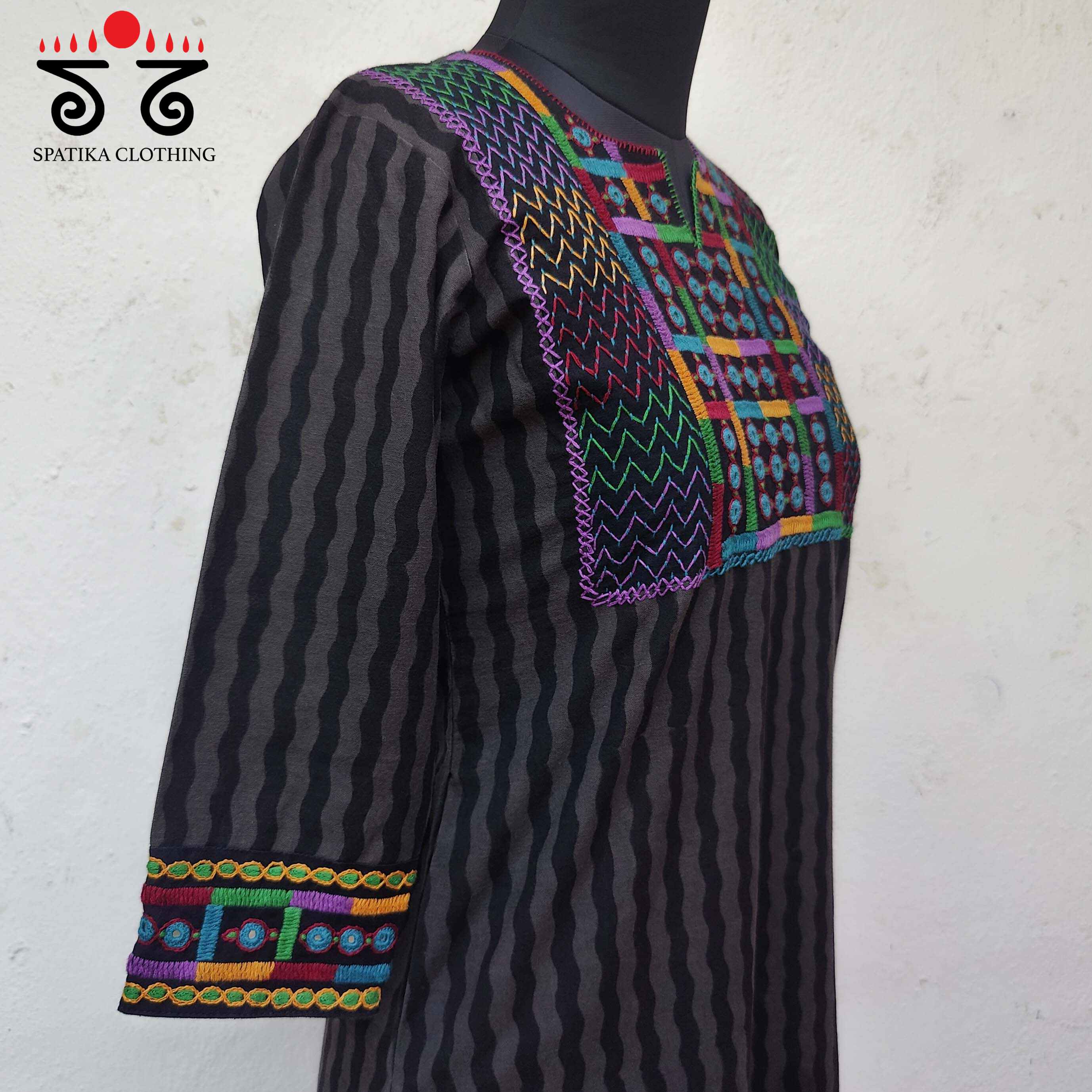 Lambani Hand Embroidered Kurta