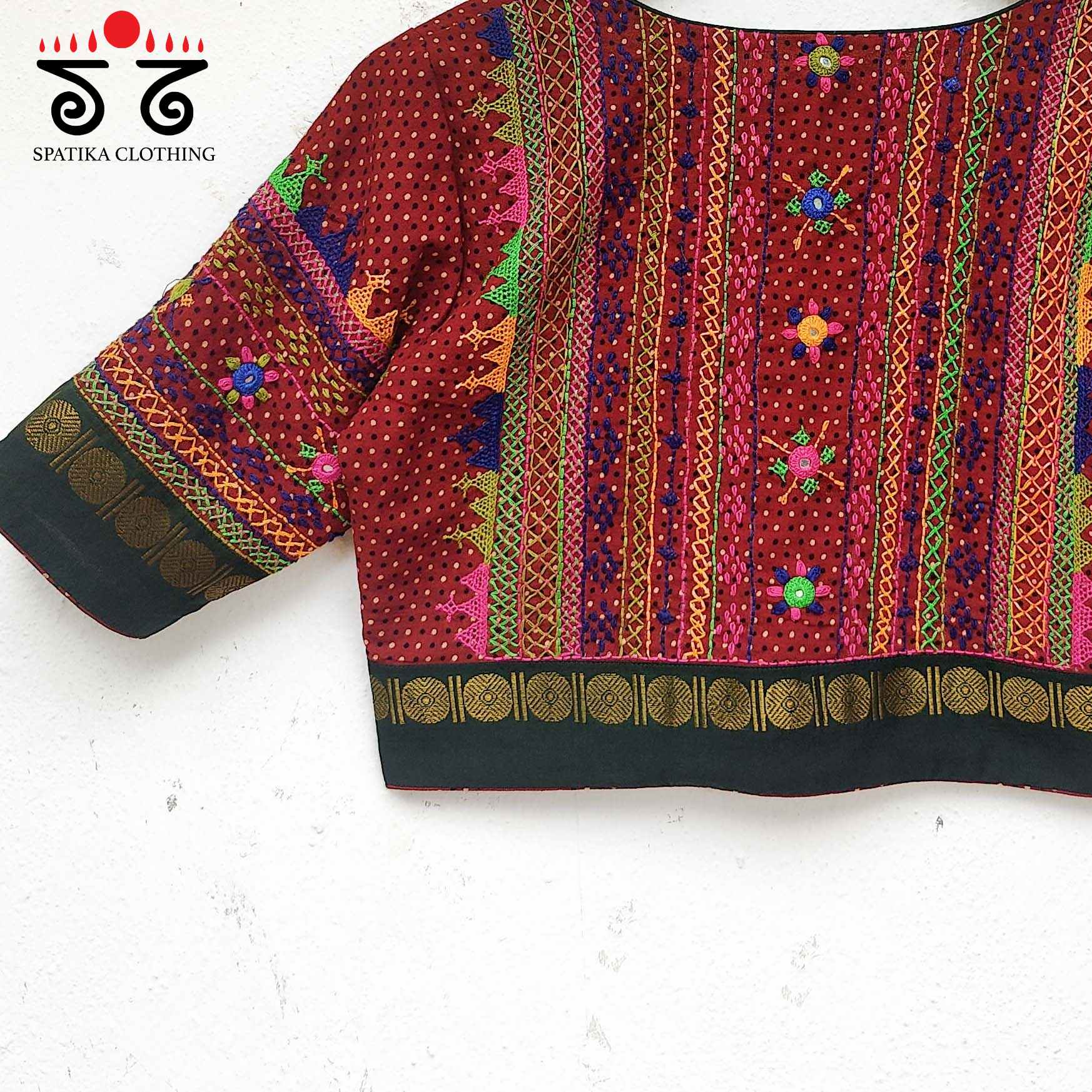 The Lambani - Ajrakh Blouse - Bestseller!