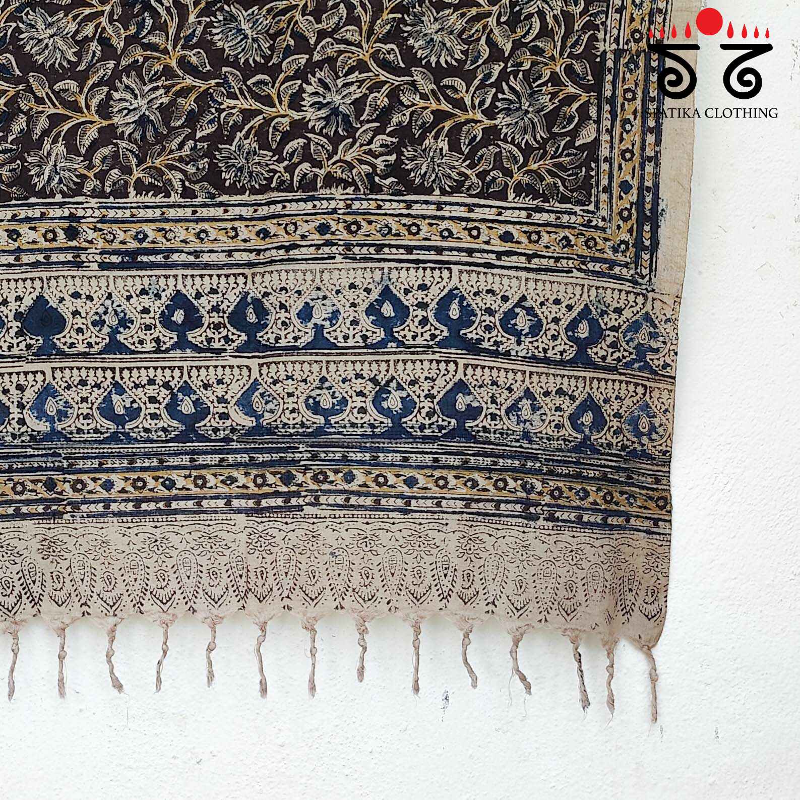 Kalamkari Hand Block Printed Stole - New!