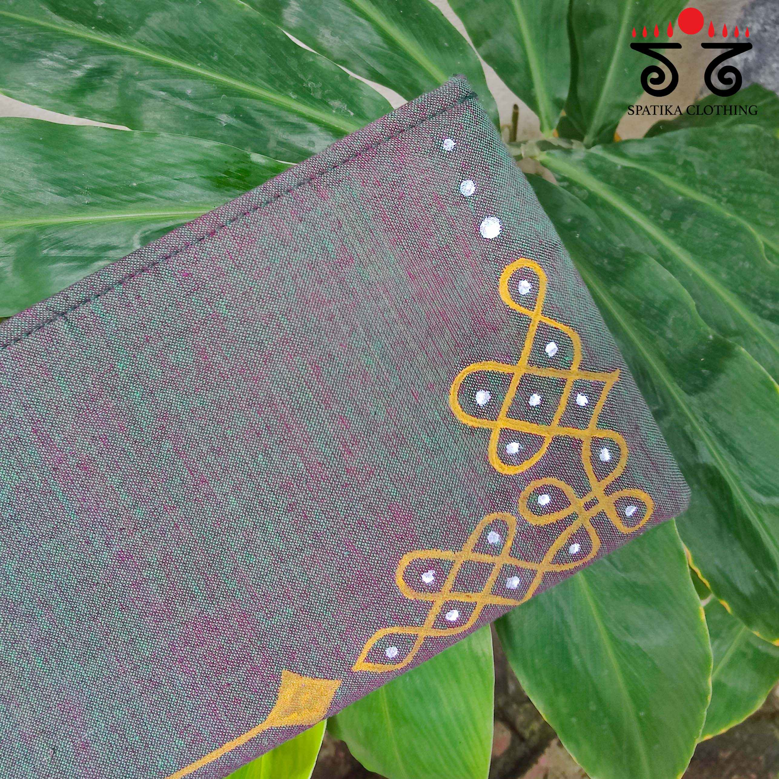 Kolam Hand Painted Purse - New!