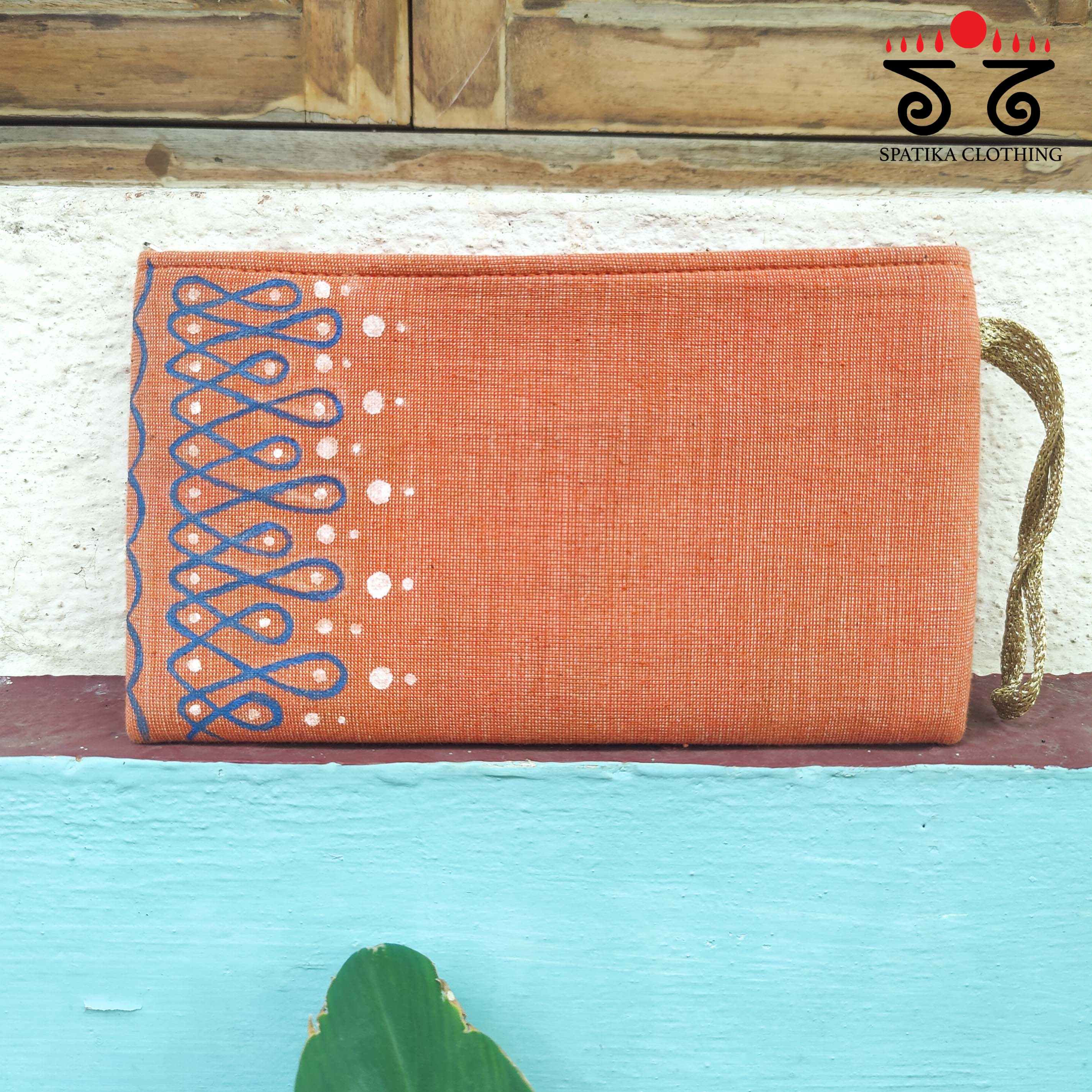 Kolam Hand Painted Purse - New!