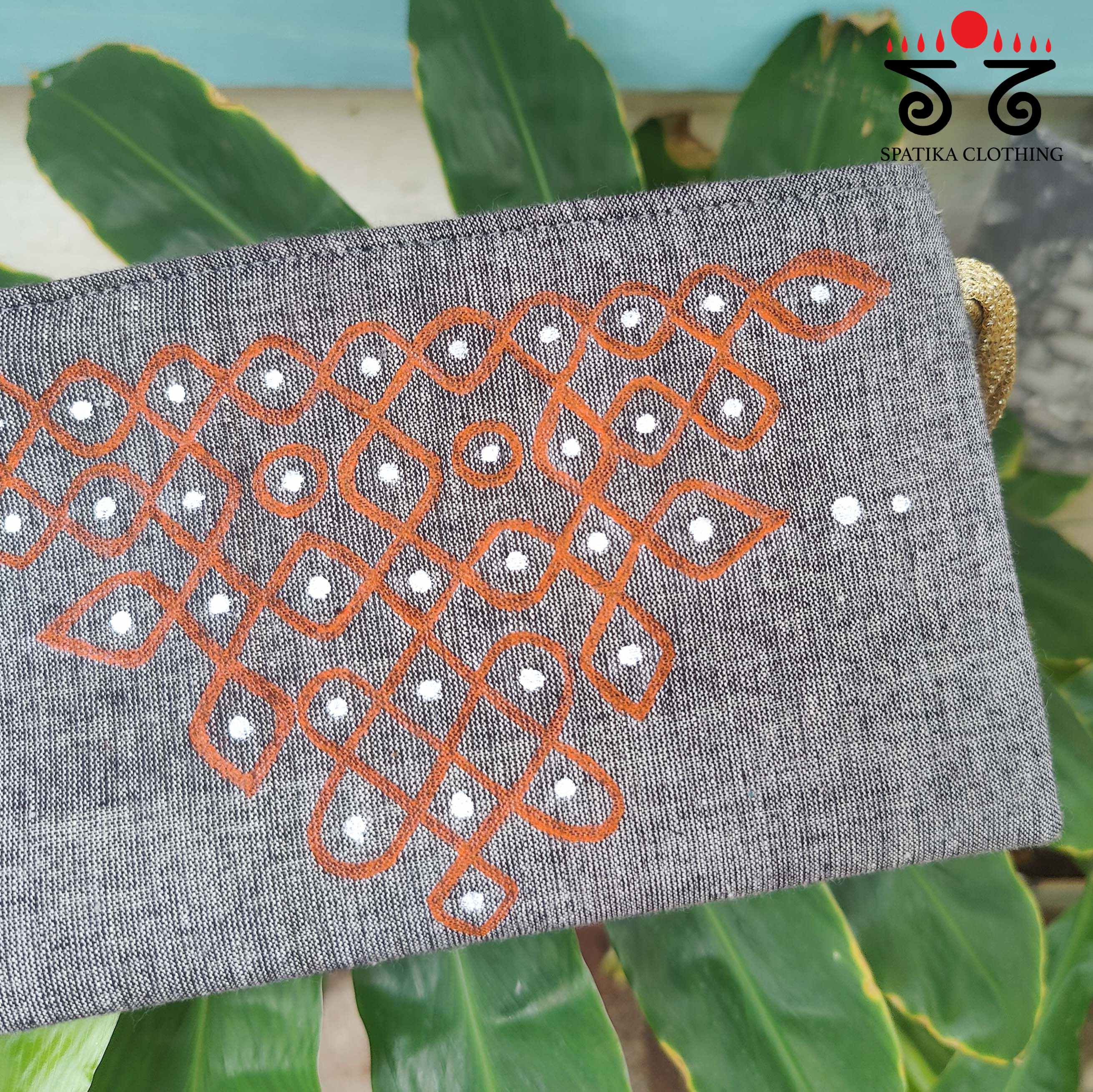 Kolam Hand Painted Purse - New!