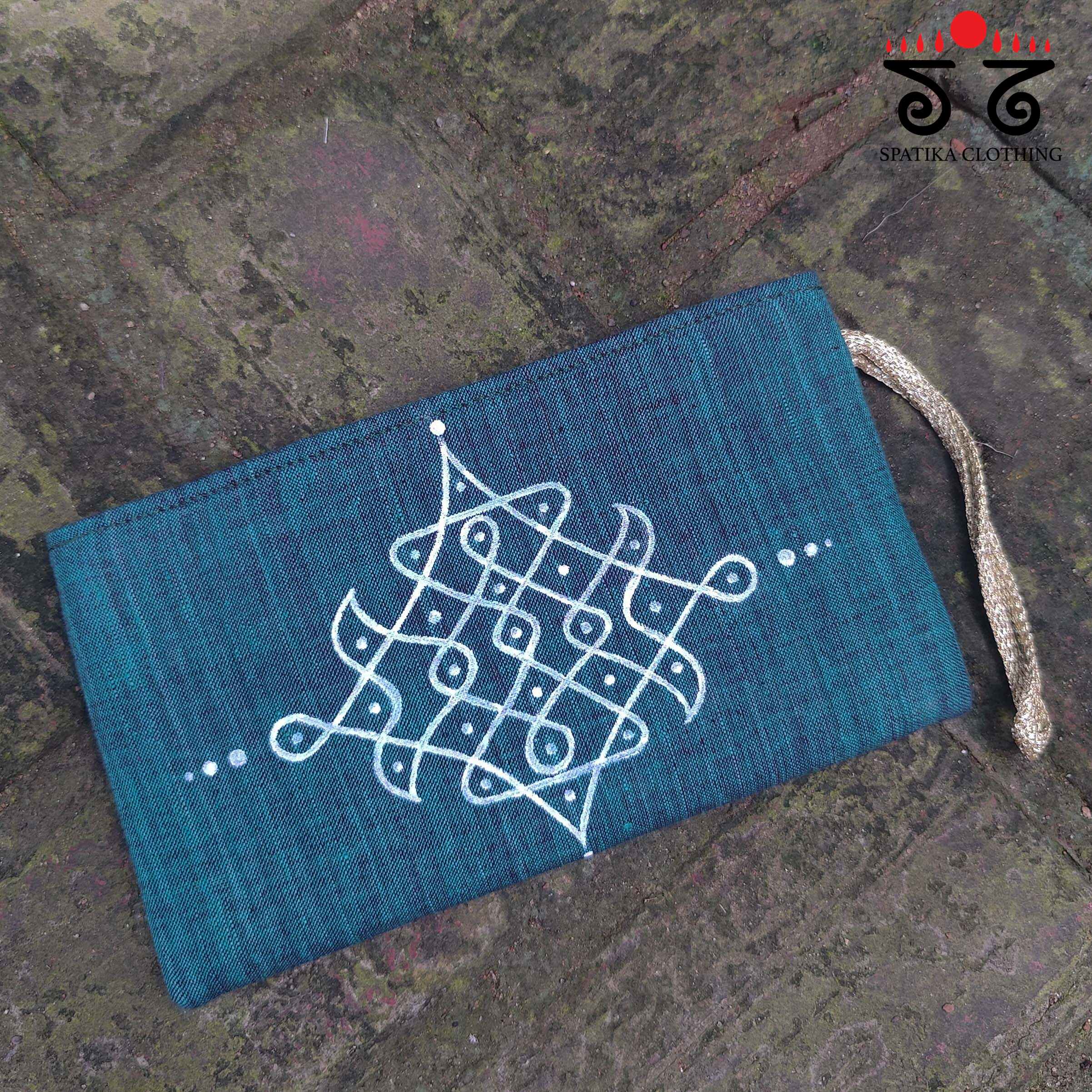 Kolam Hand Painted Purse - New!