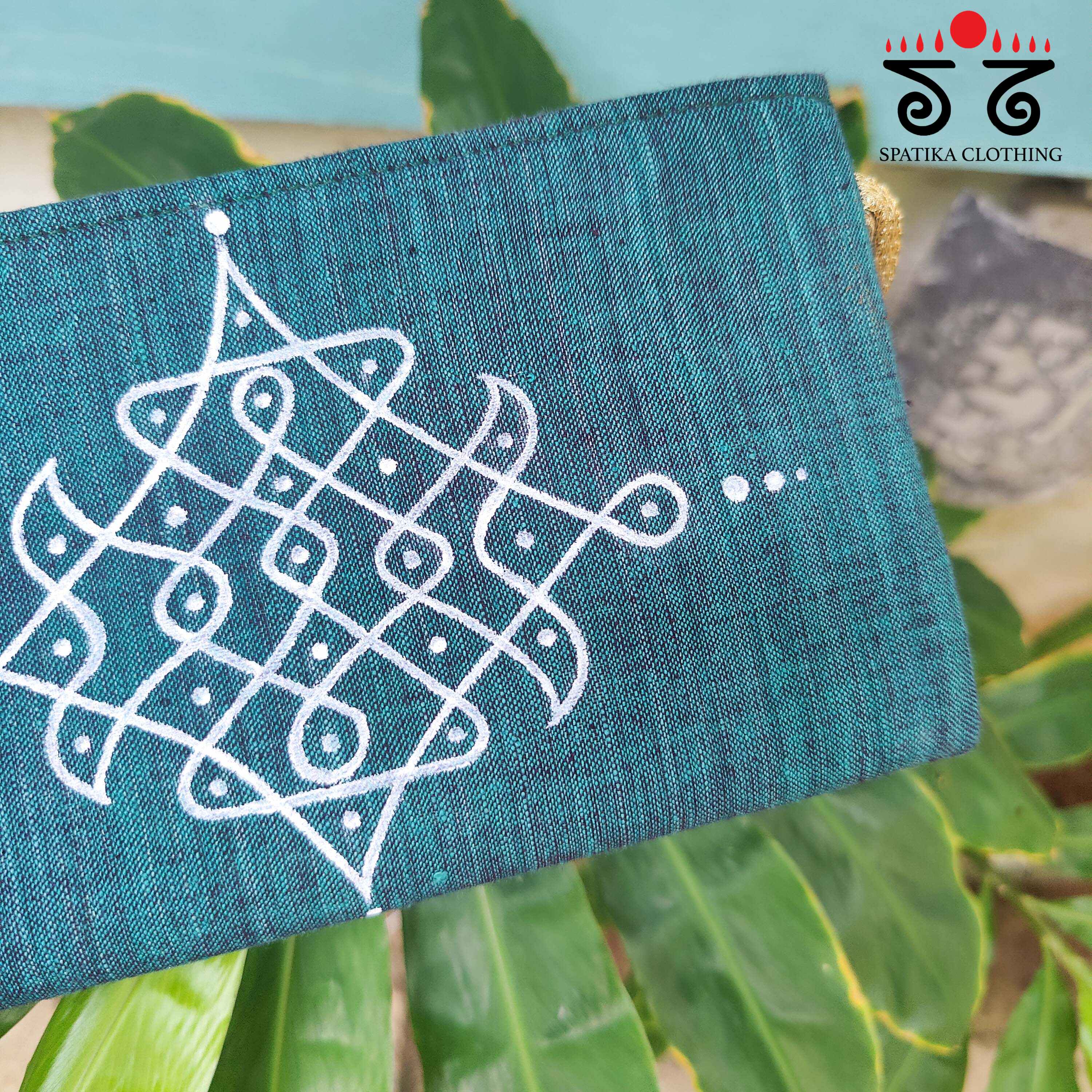 Kolam Hand Painted Purse - New!