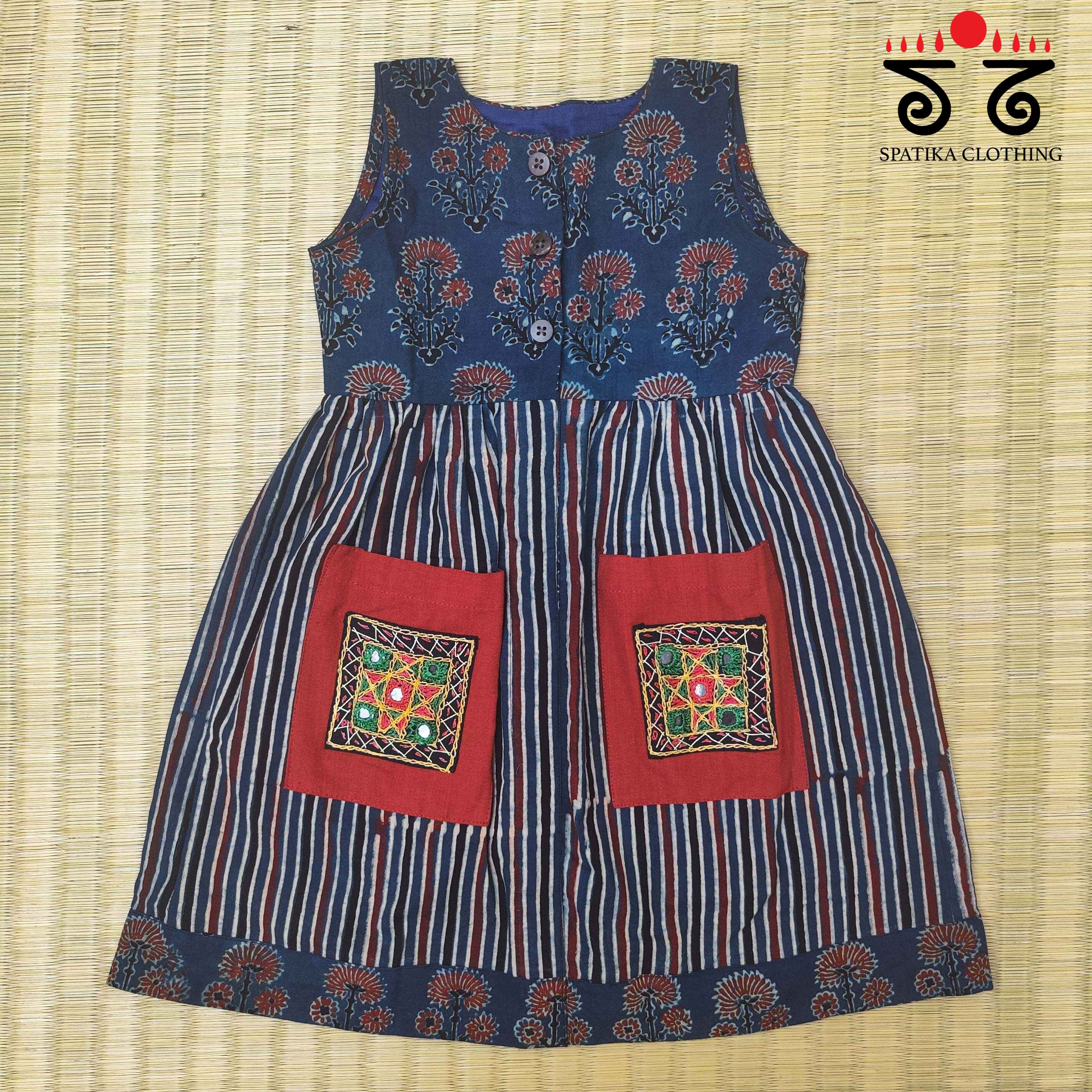 Handcrafted kids frock - New!