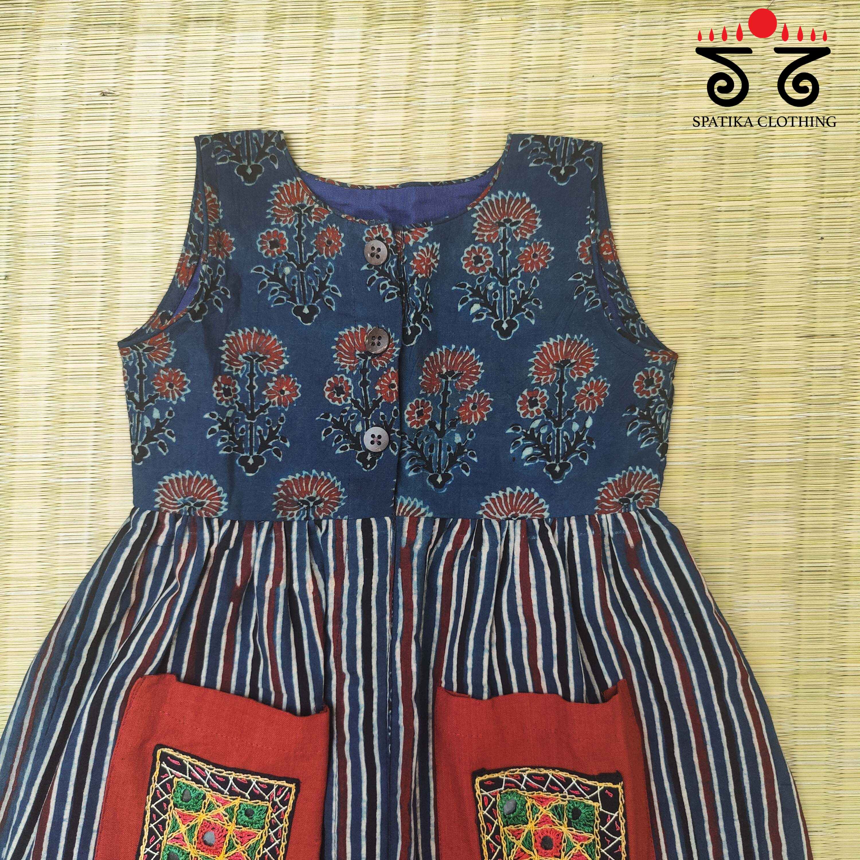 Handcrafted kids frock - New!