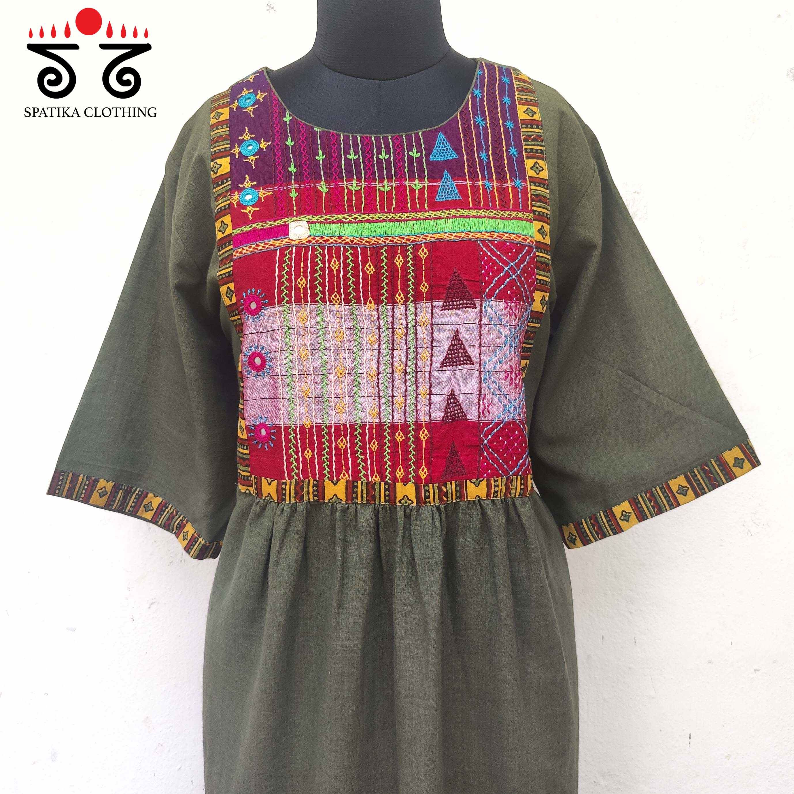 Ilkal Hand Embroidered Kurta