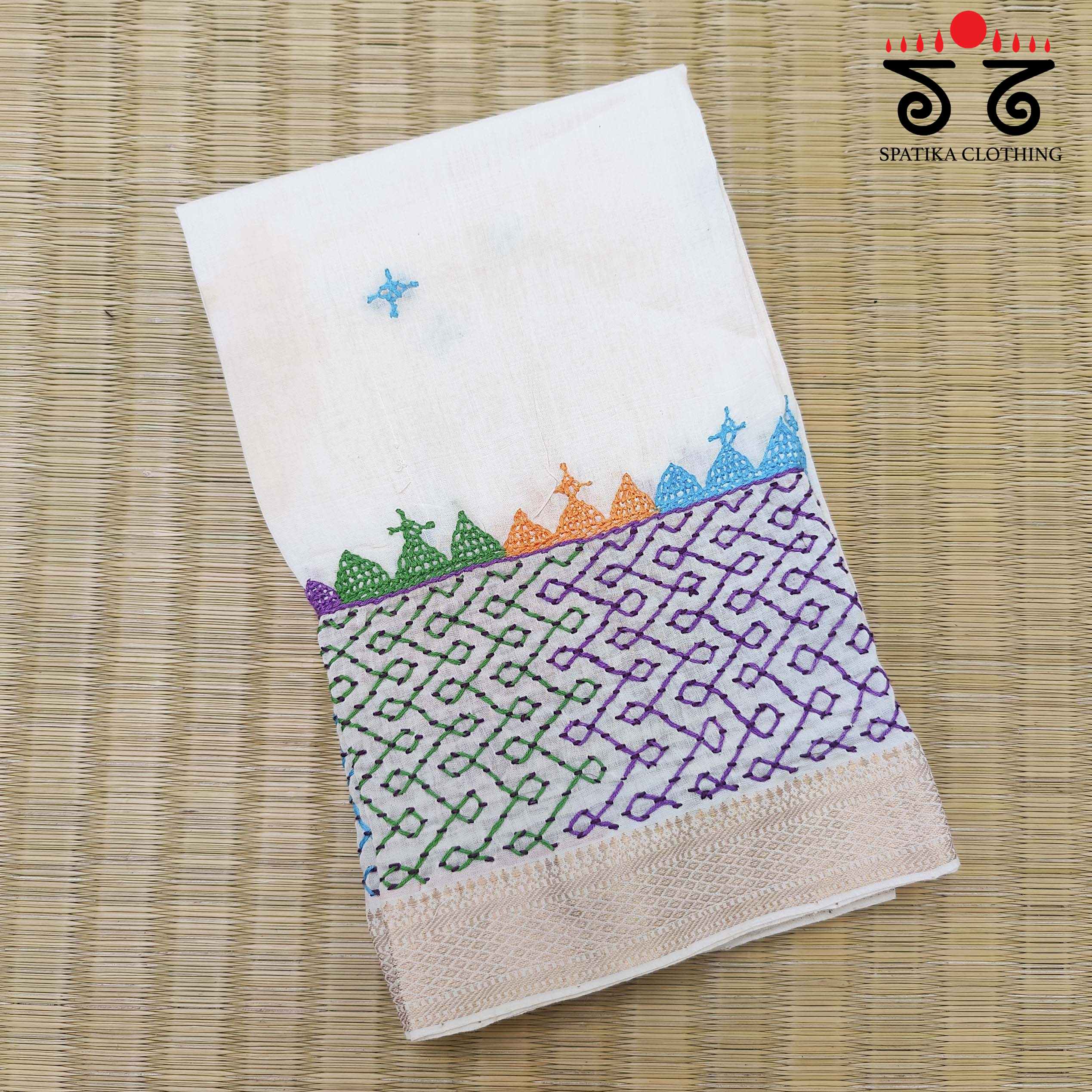 Lambani Hand-embroidered Blouse Fabric