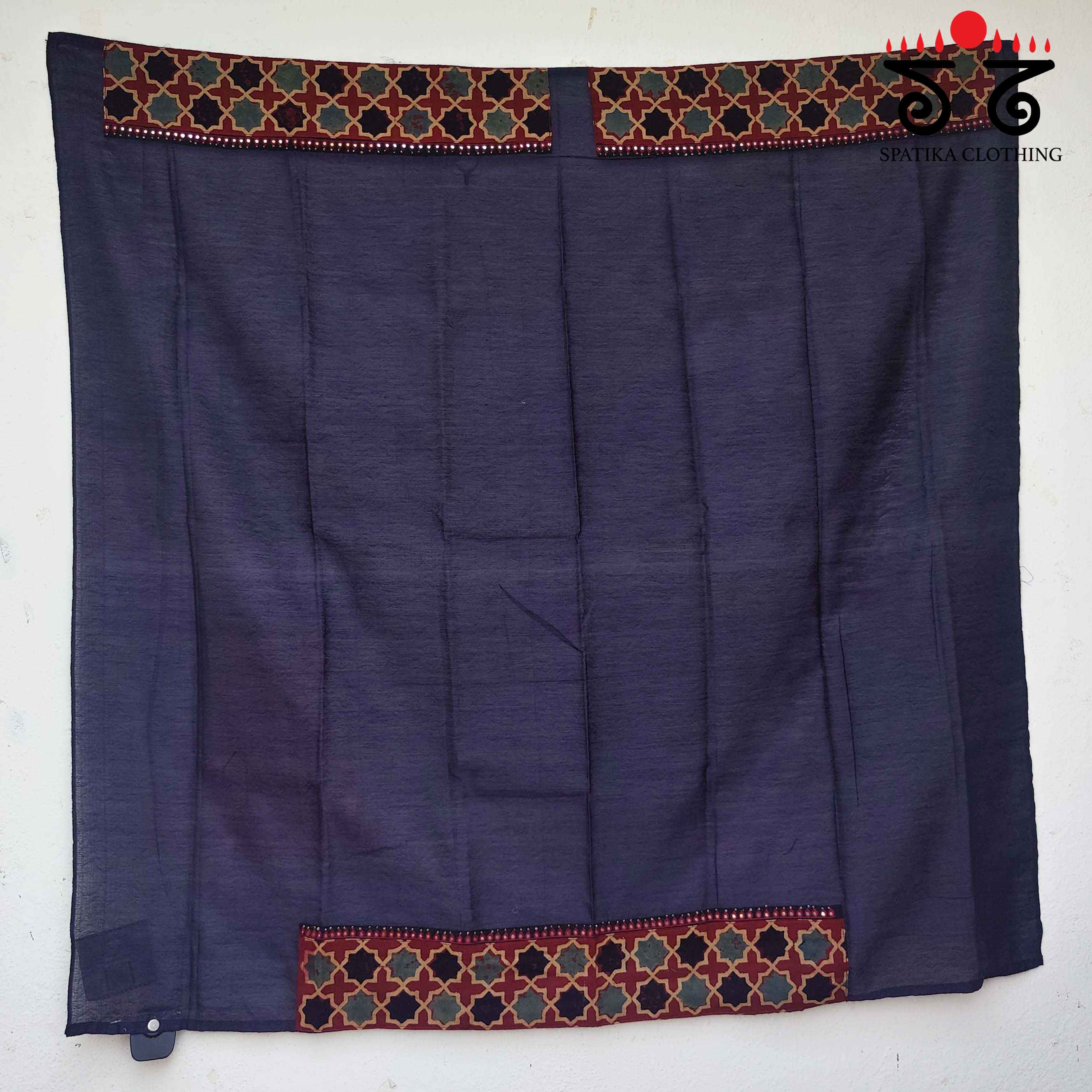 Khun - Hand Embroidered Blouse Fabric