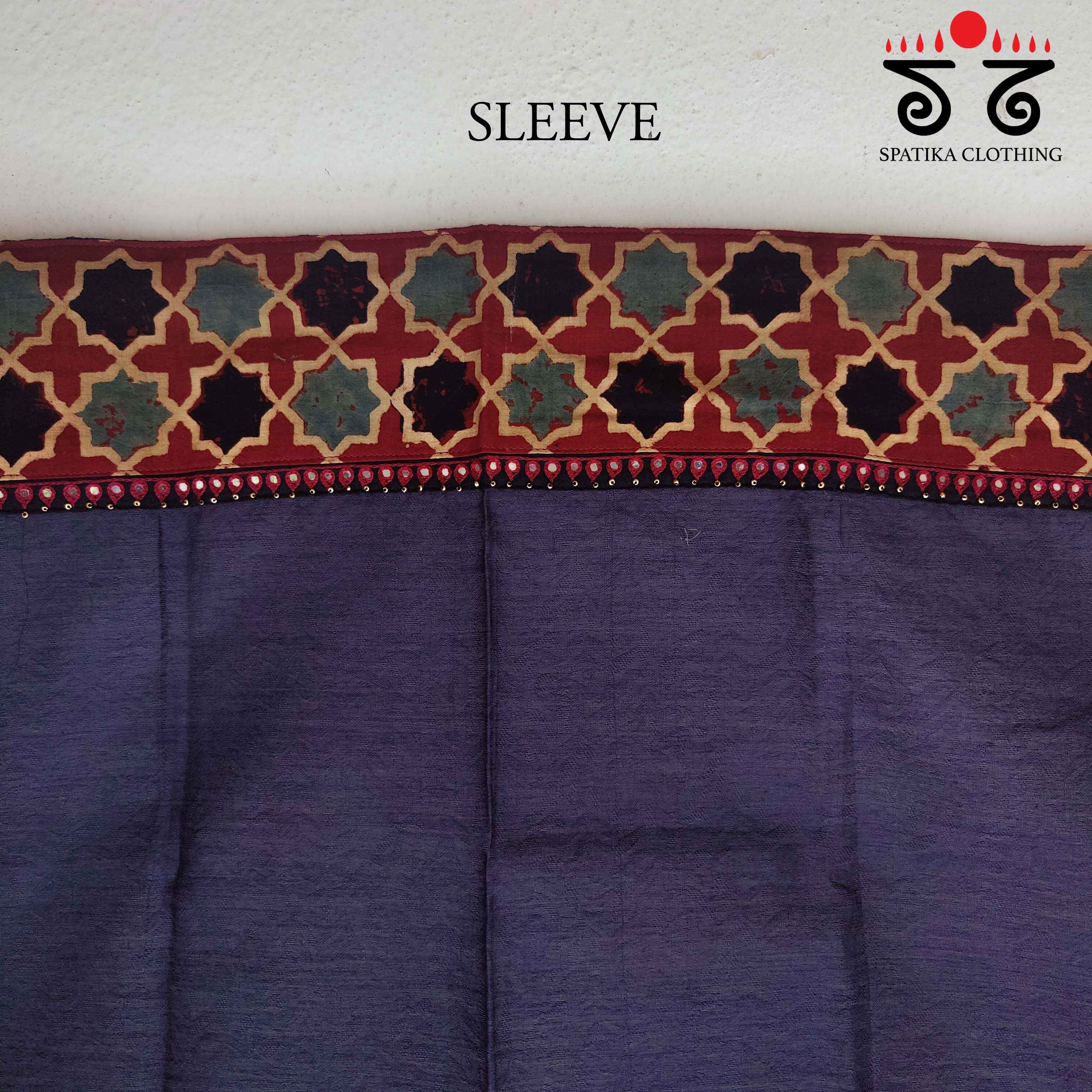 Khun - Hand Embroidered Blouse Fabric