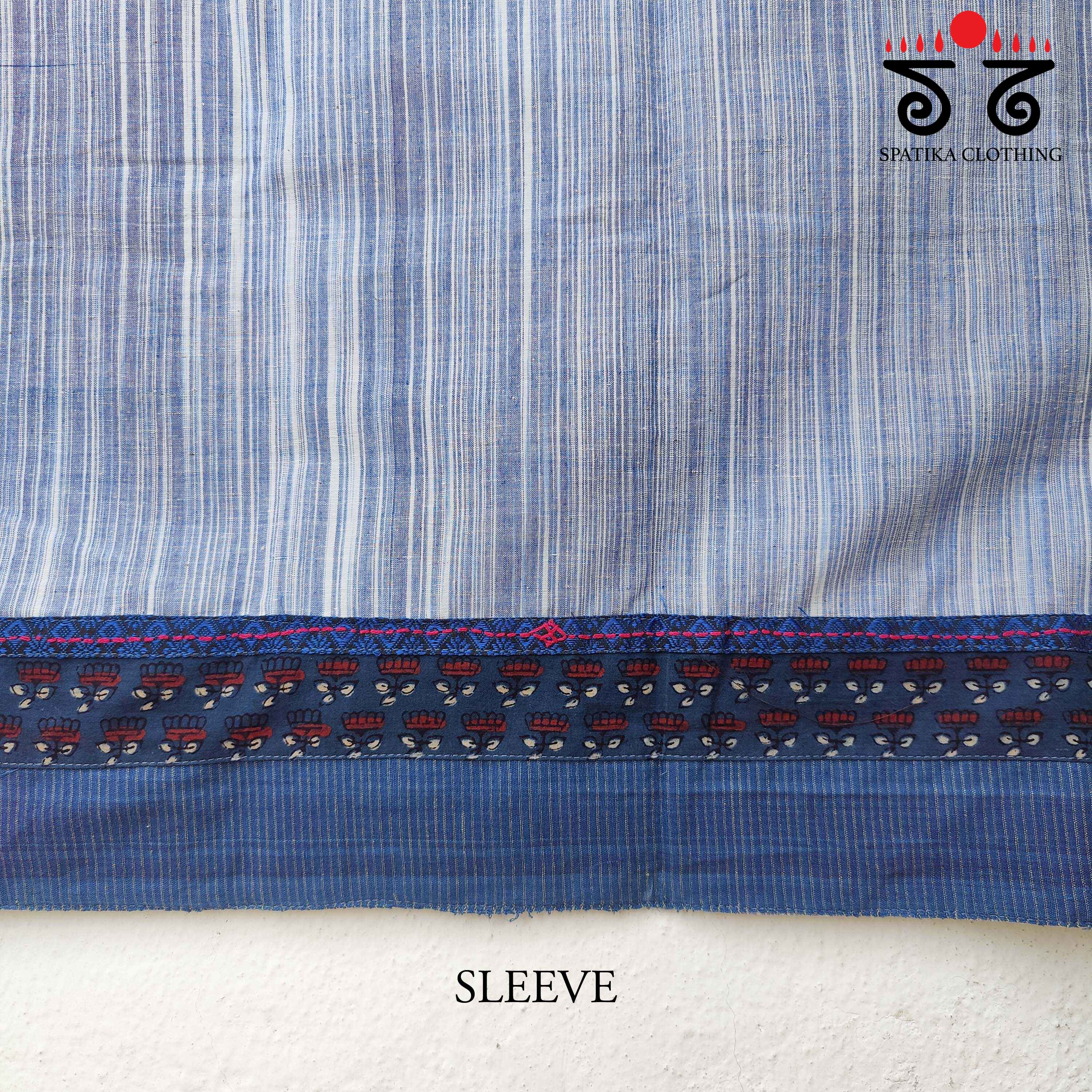 Hand Embroidered Blouse Fabric