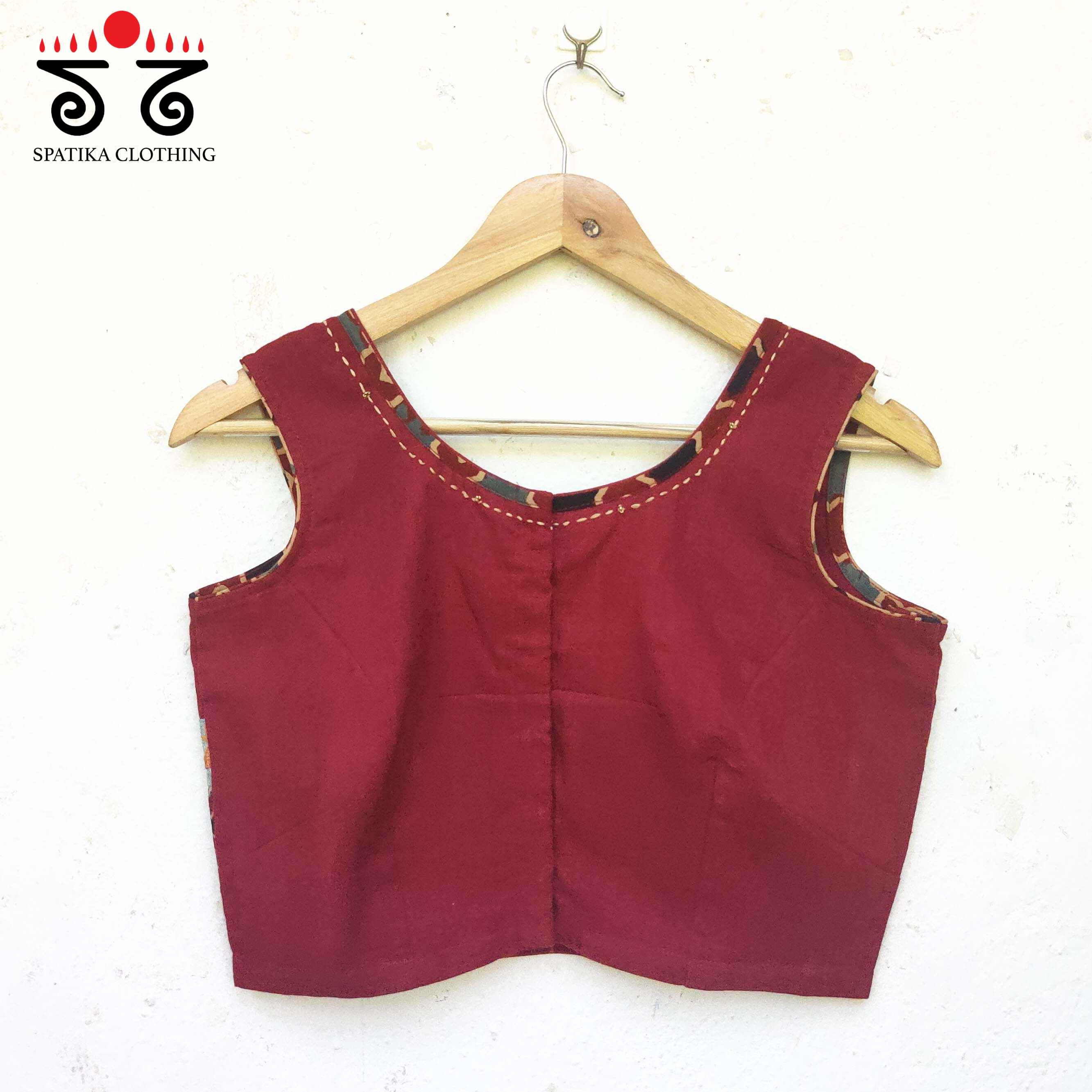 The Ajrak Sleeveless Blouse - New!