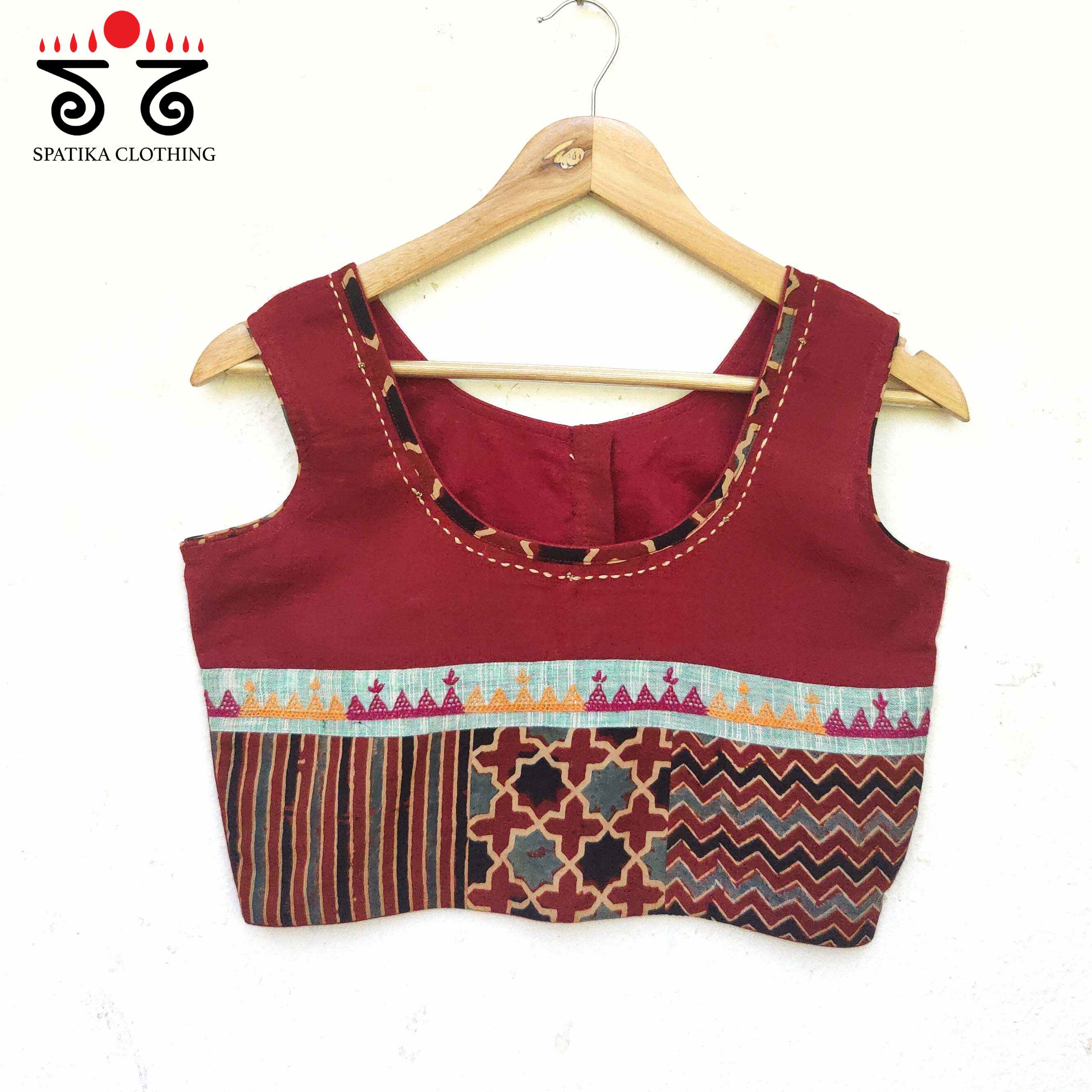 The Ajrak Sleeveless Blouse - New!