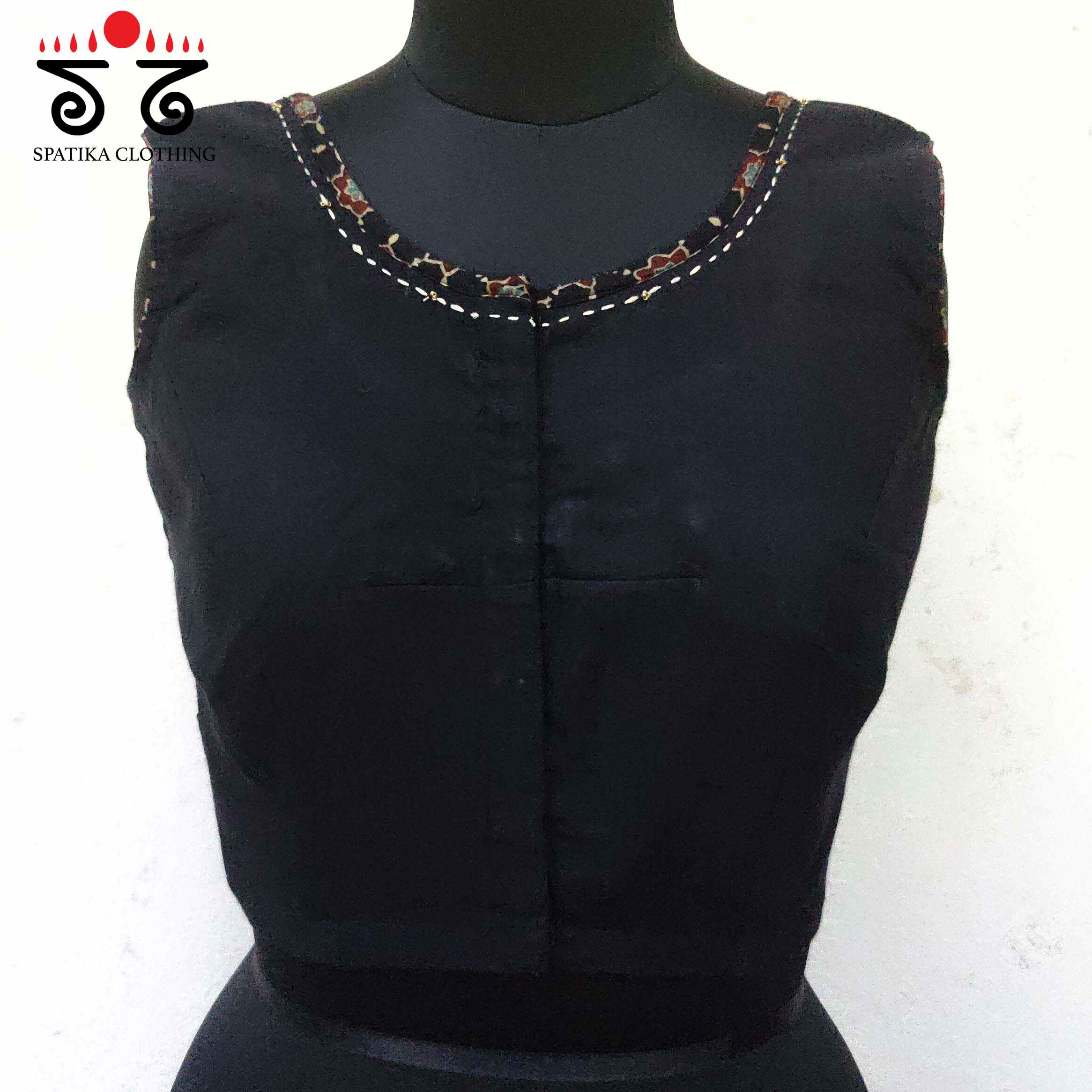 The Ajrak Sleeveless Blouse - New!