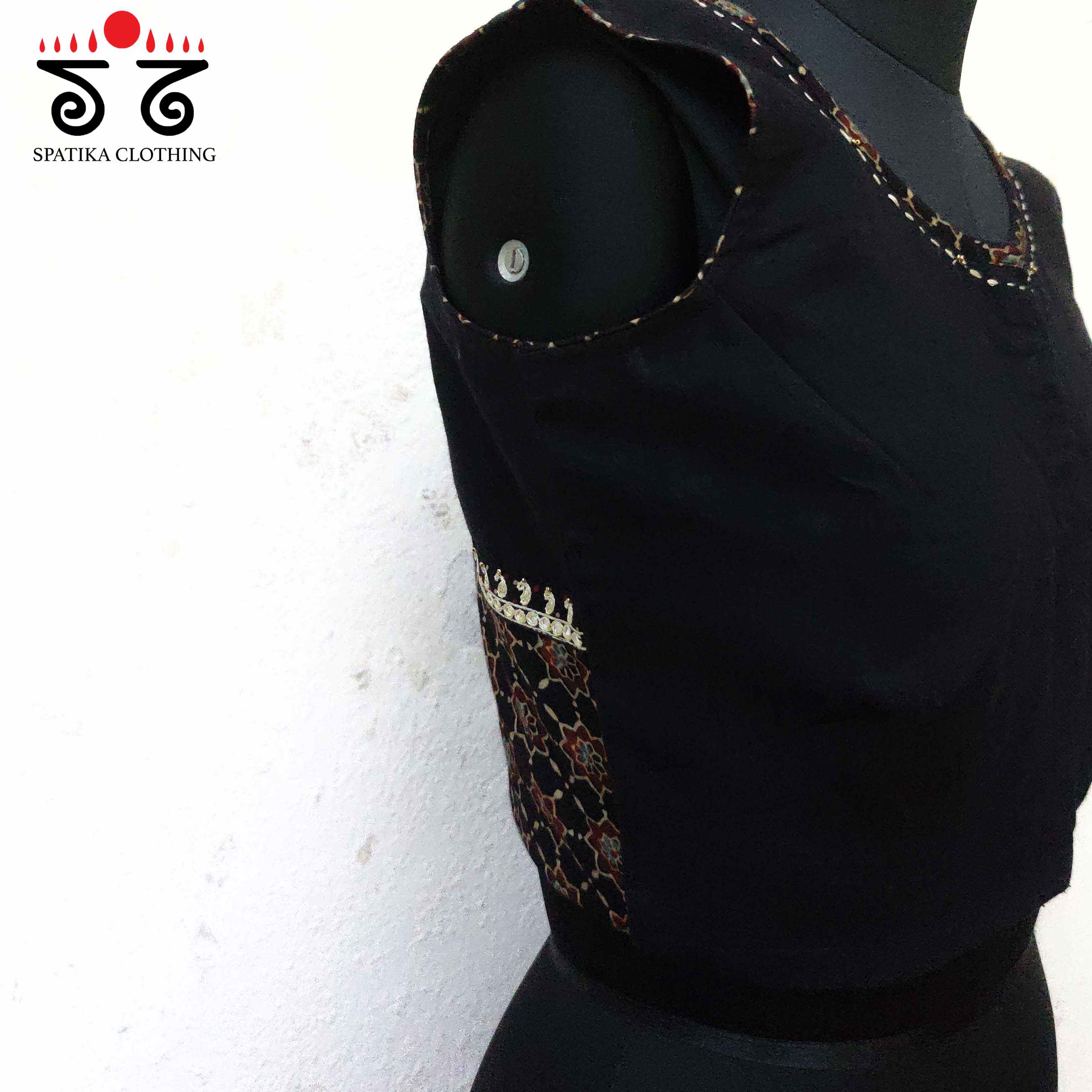 The Ajrak Sleeveless Blouse - New!