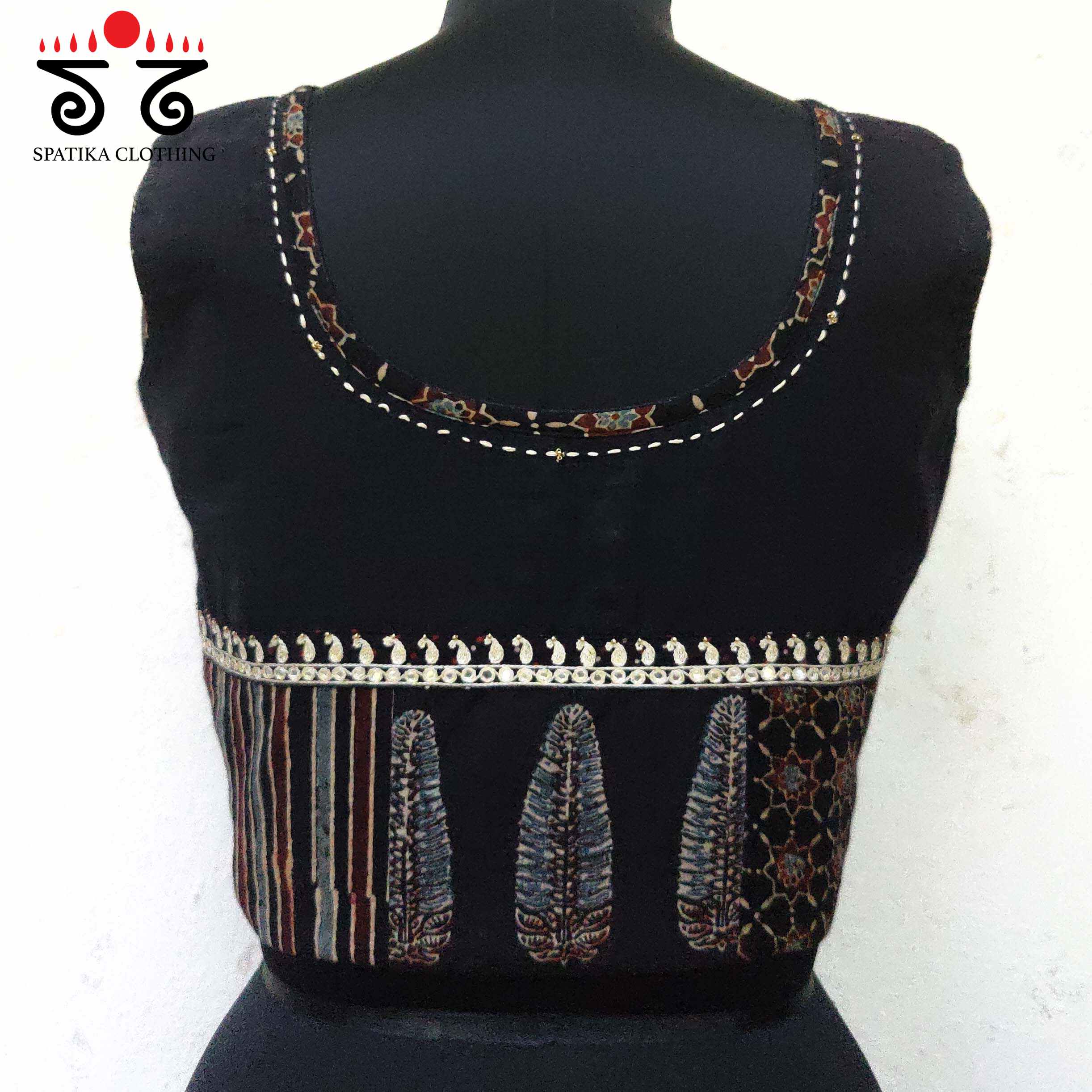 The Ajrak Sleeveless Blouse - New!