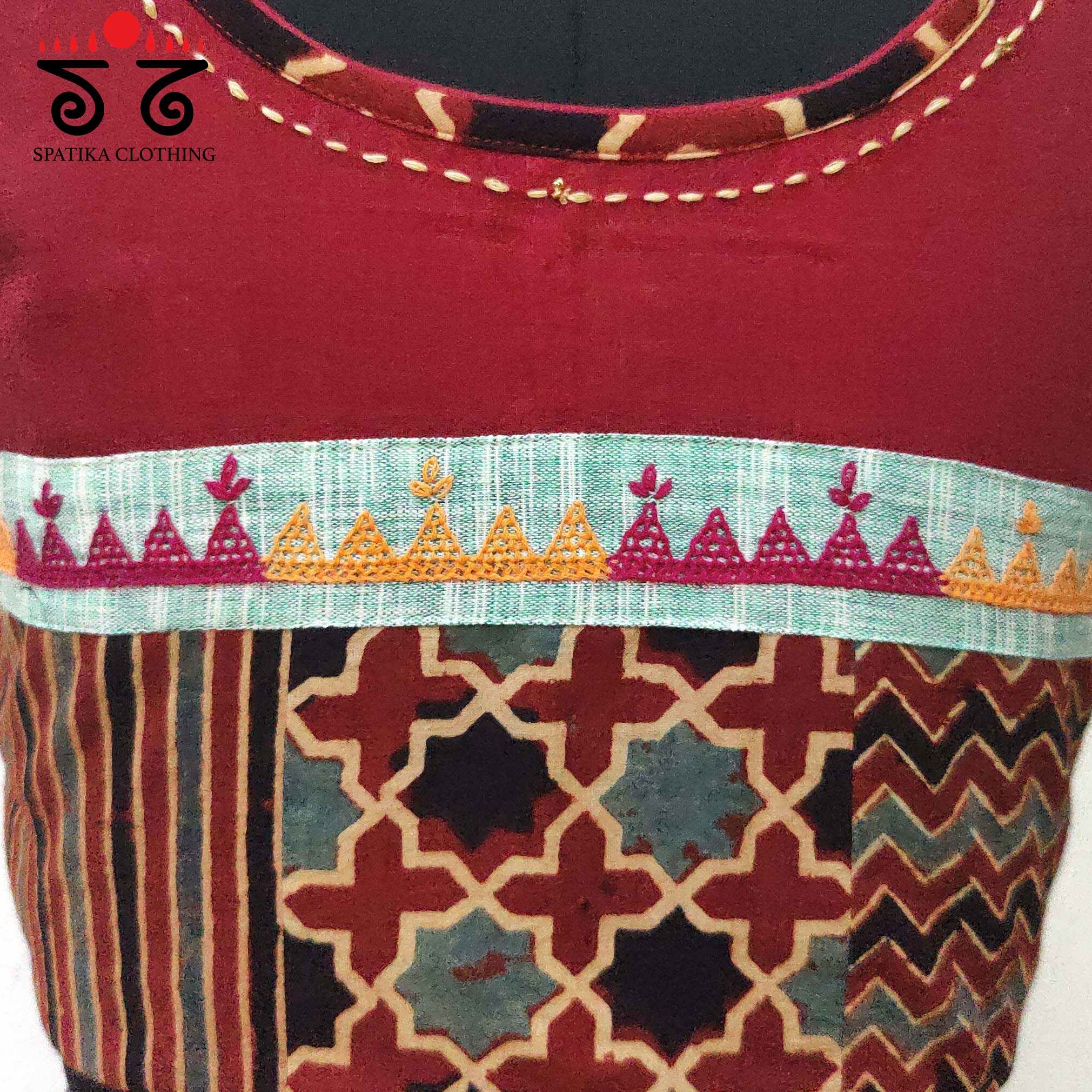 The Ajrak Sleeveless Blouse - New!