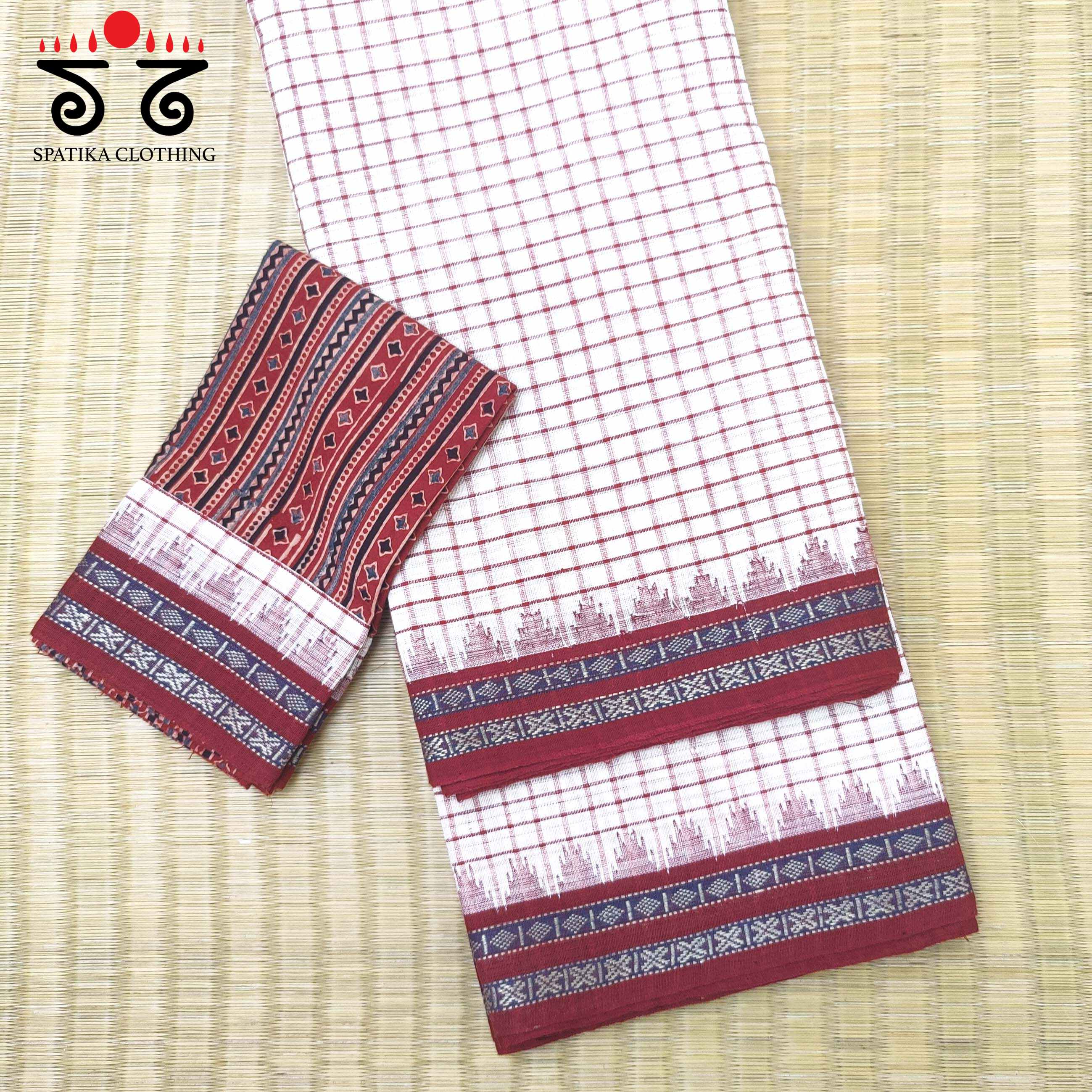 Ponduru Handspun Cotton Saree - Special Blouse