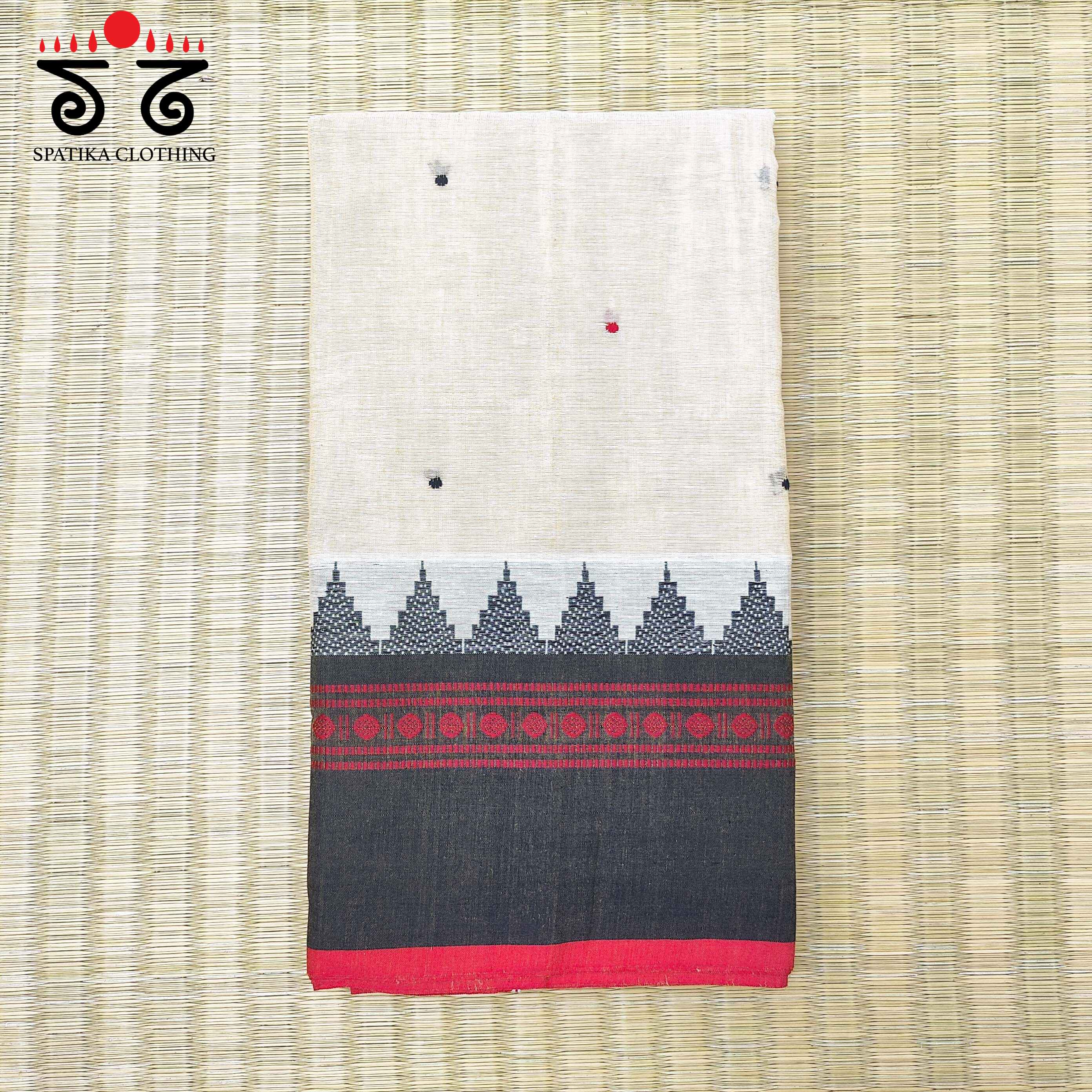 Begampur Handwoven Cotton Saree New!