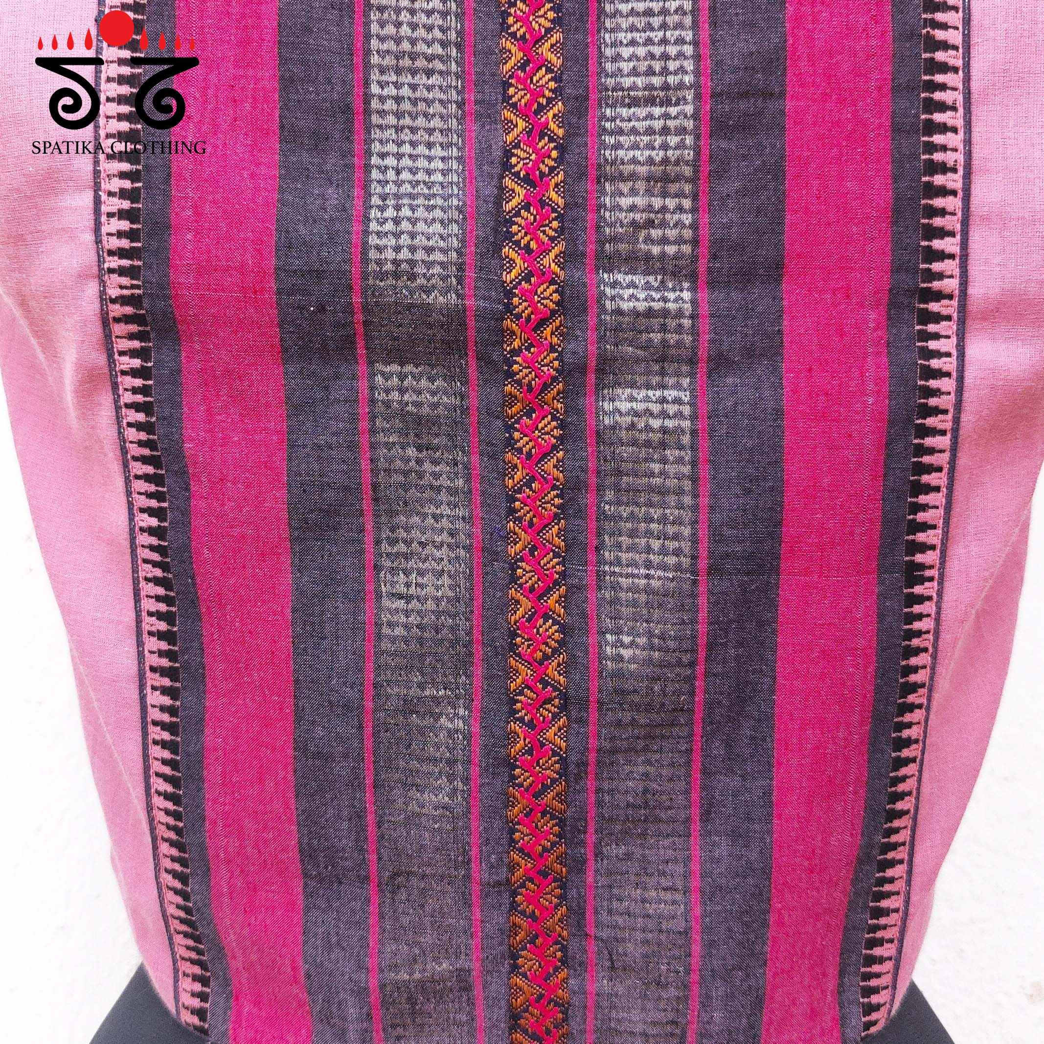 Pink Paneled Sleeveless Blouse New!