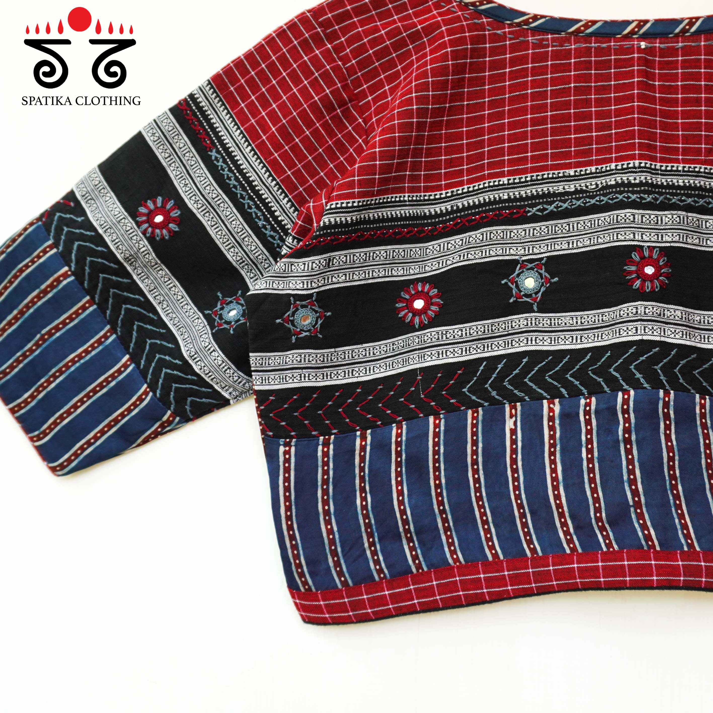 Ajrak Lambani-Handcrafted Blouse - New!
