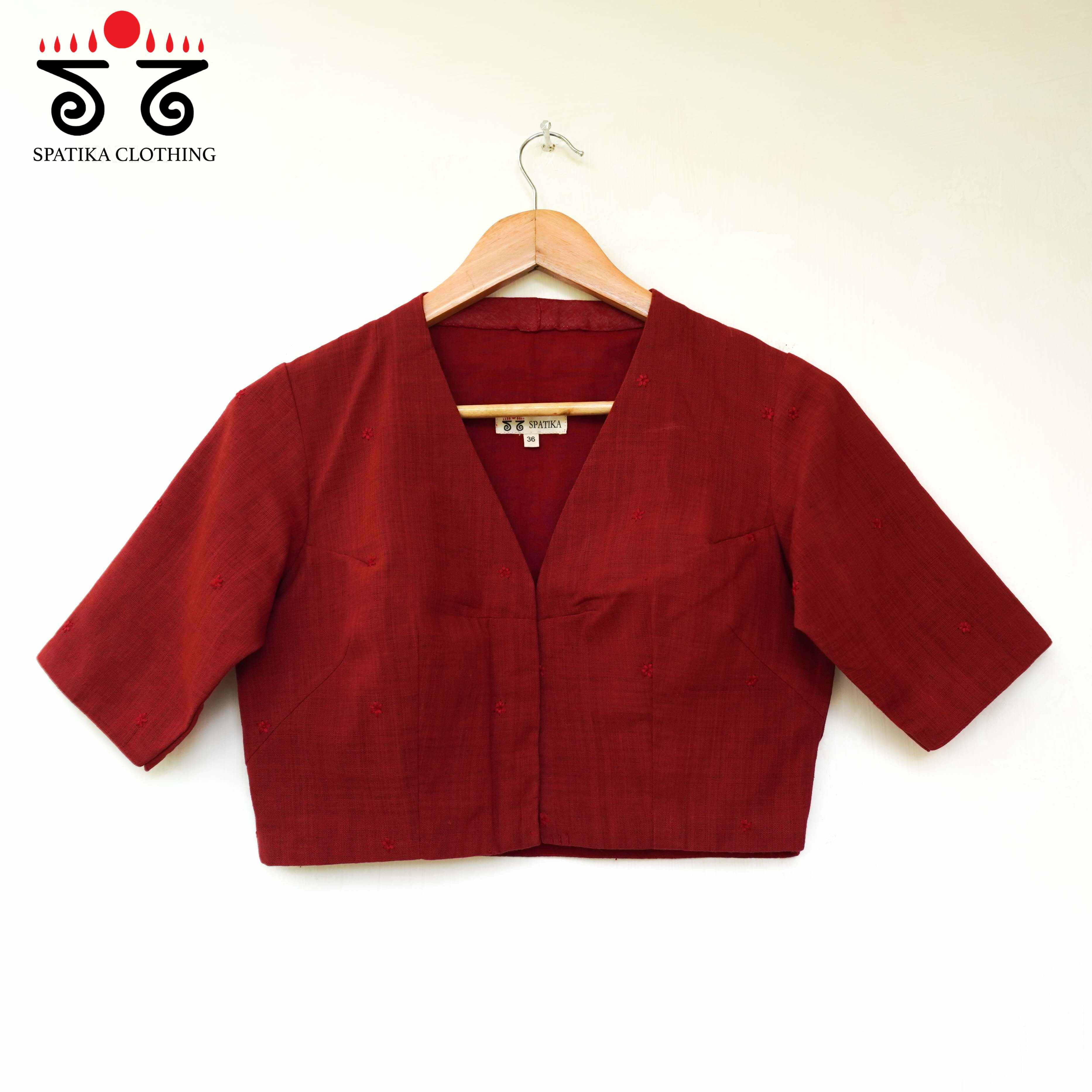 Boondhi-Handcrafted Blouse-New!