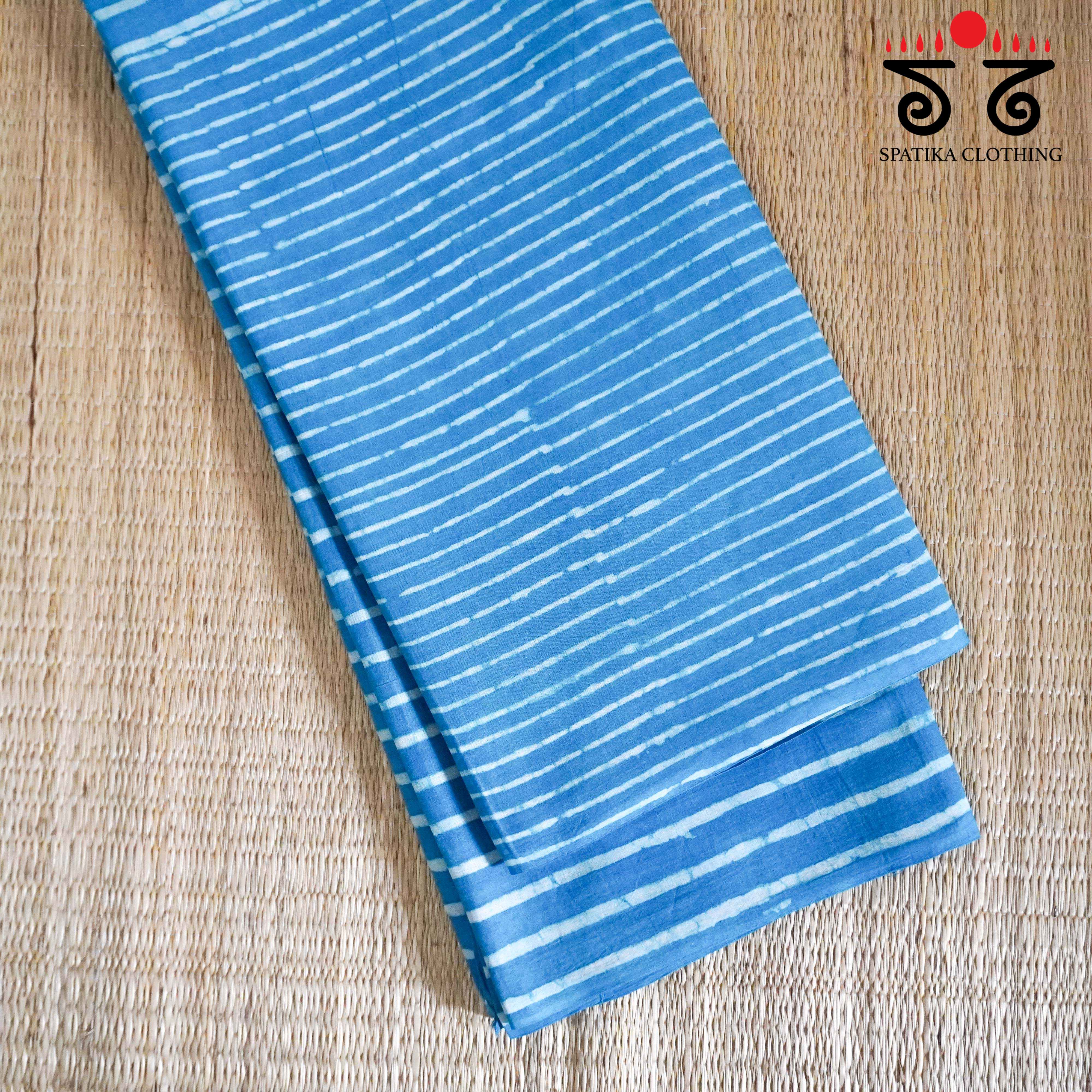 Hand Blockprinted Mul Cotton Saree