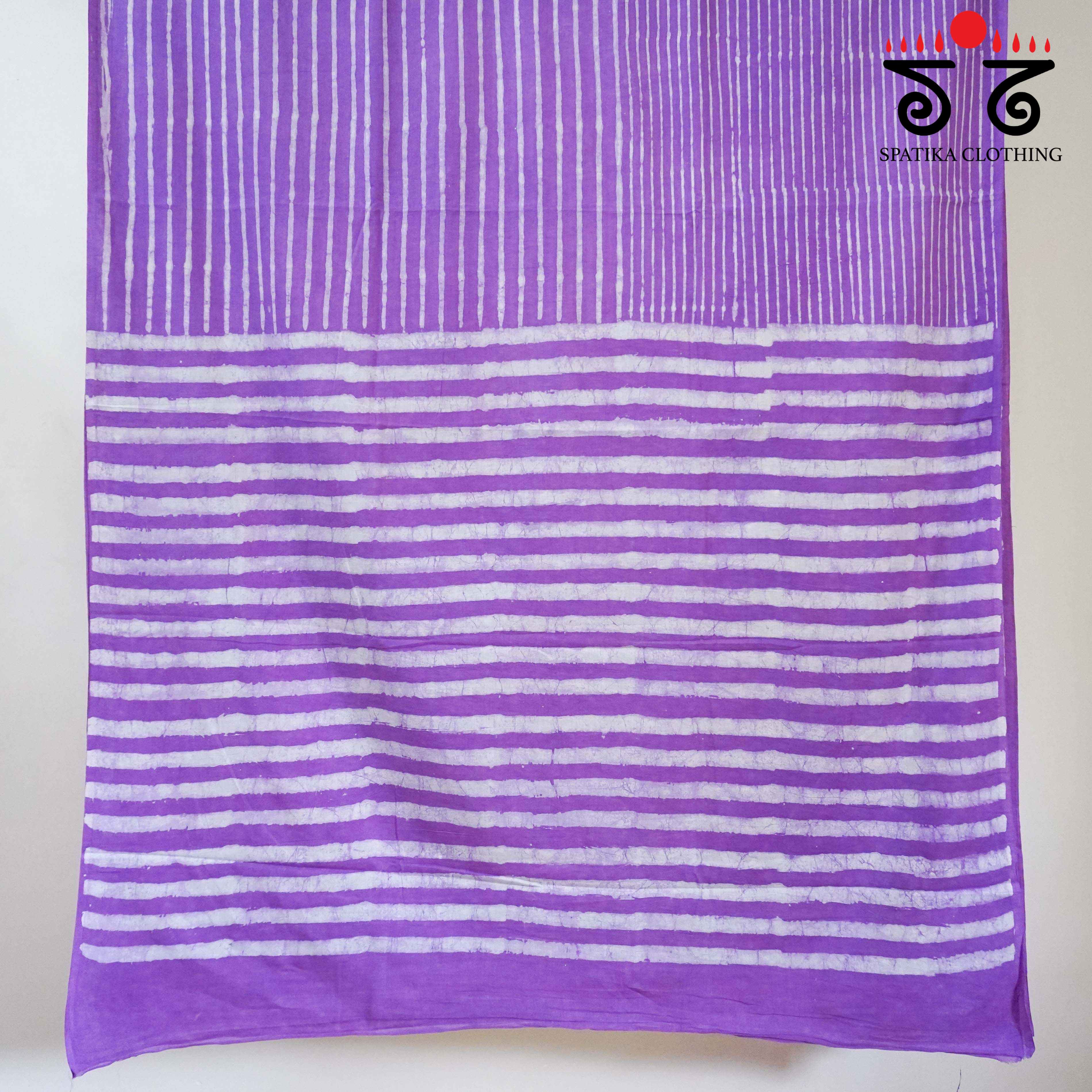 Hand Blockprinted Mul Cotton Saree
