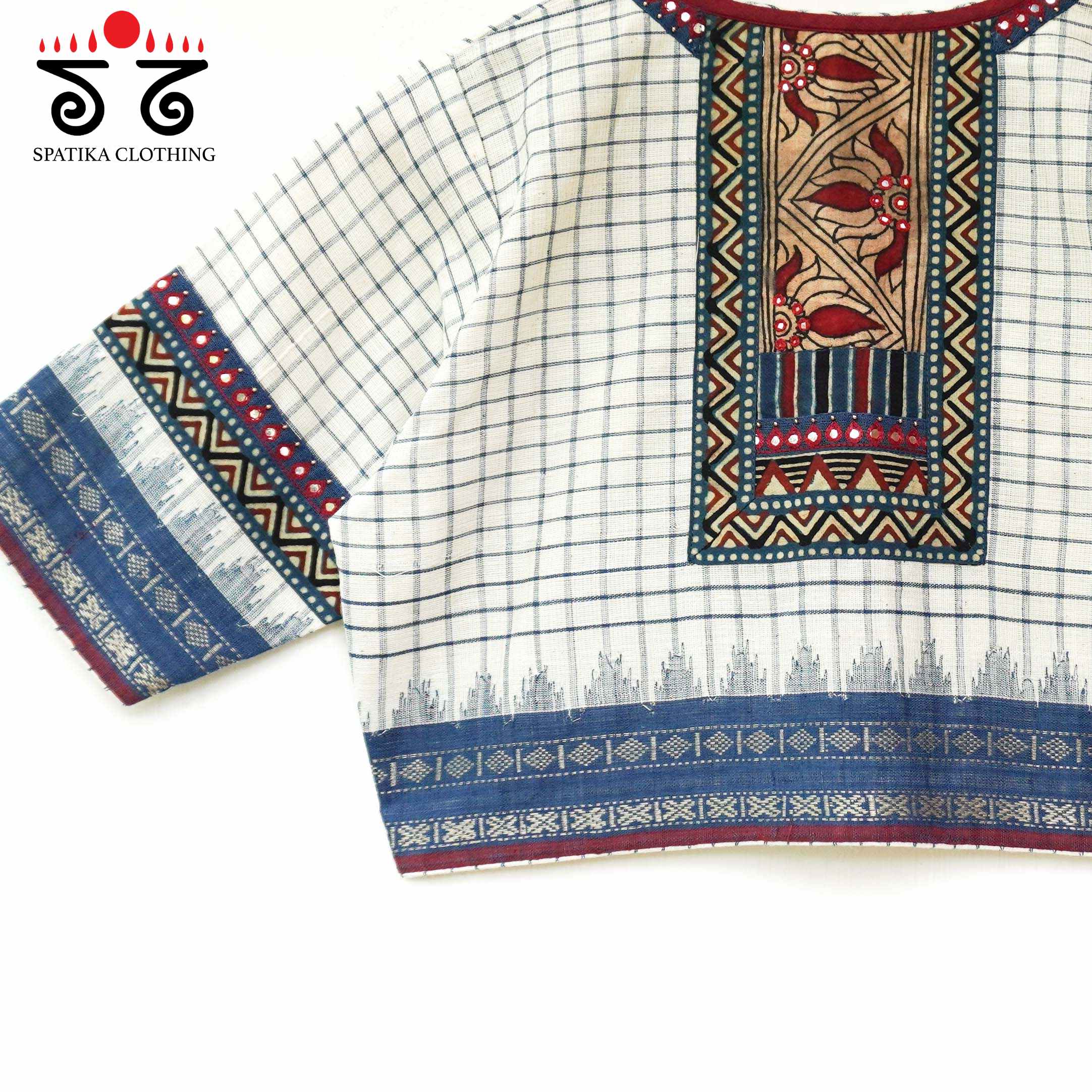 Ponduru Kalmakari Handcrafted Blouse