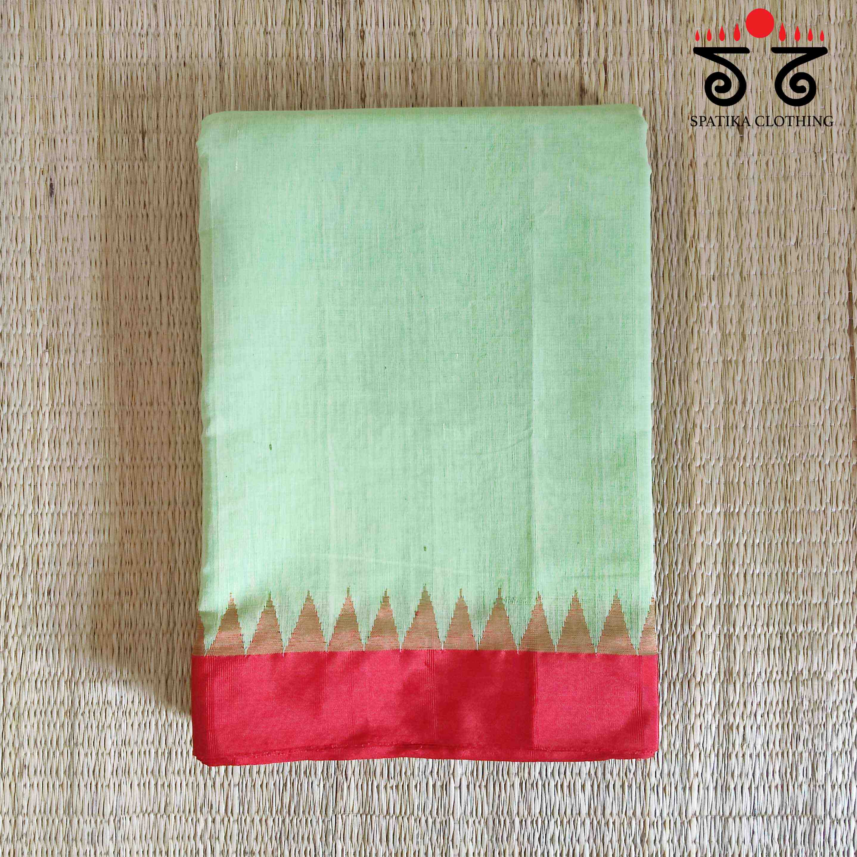 Ponduru Handspun Saree - With Silk border