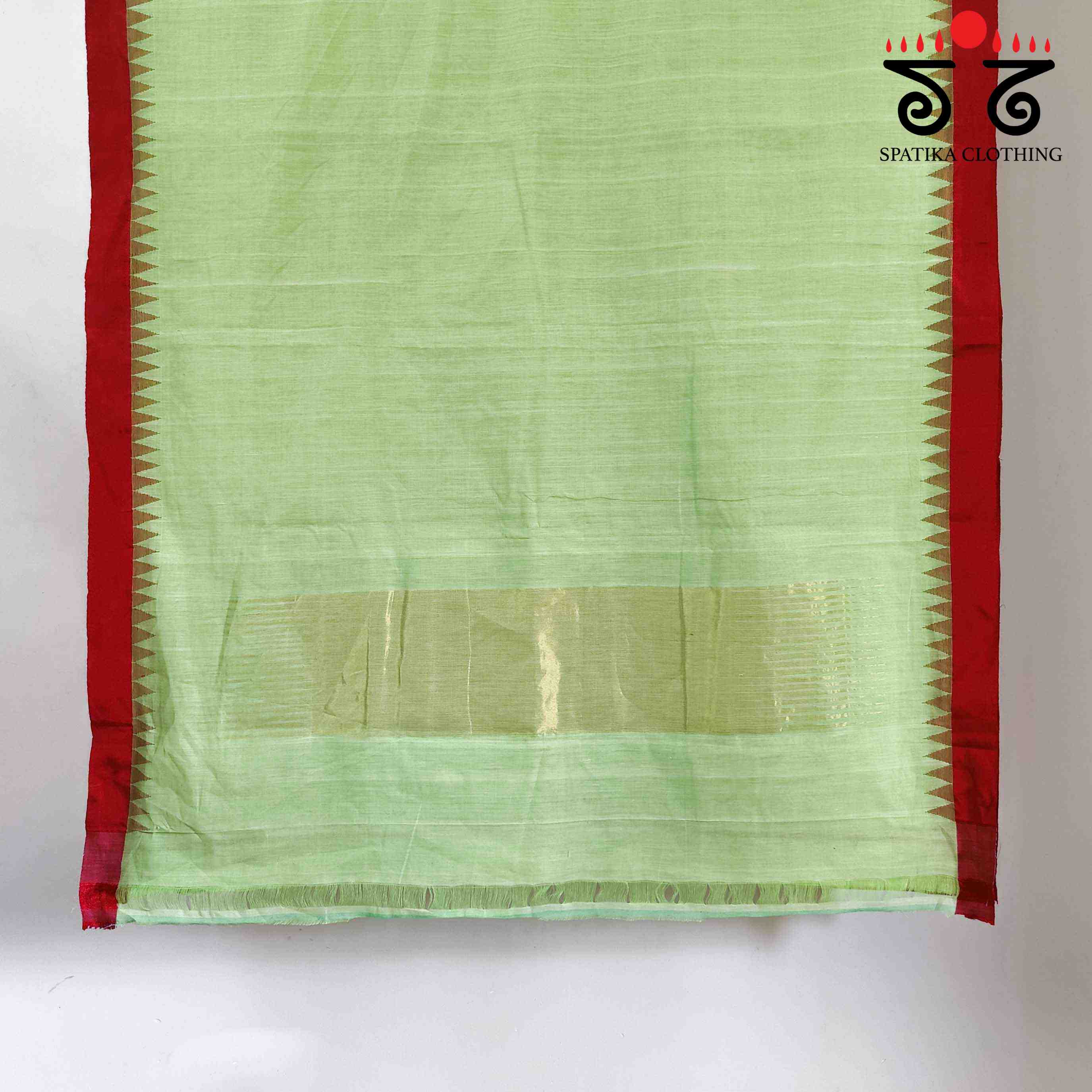 Ponduru Handspun Saree - With Silk border