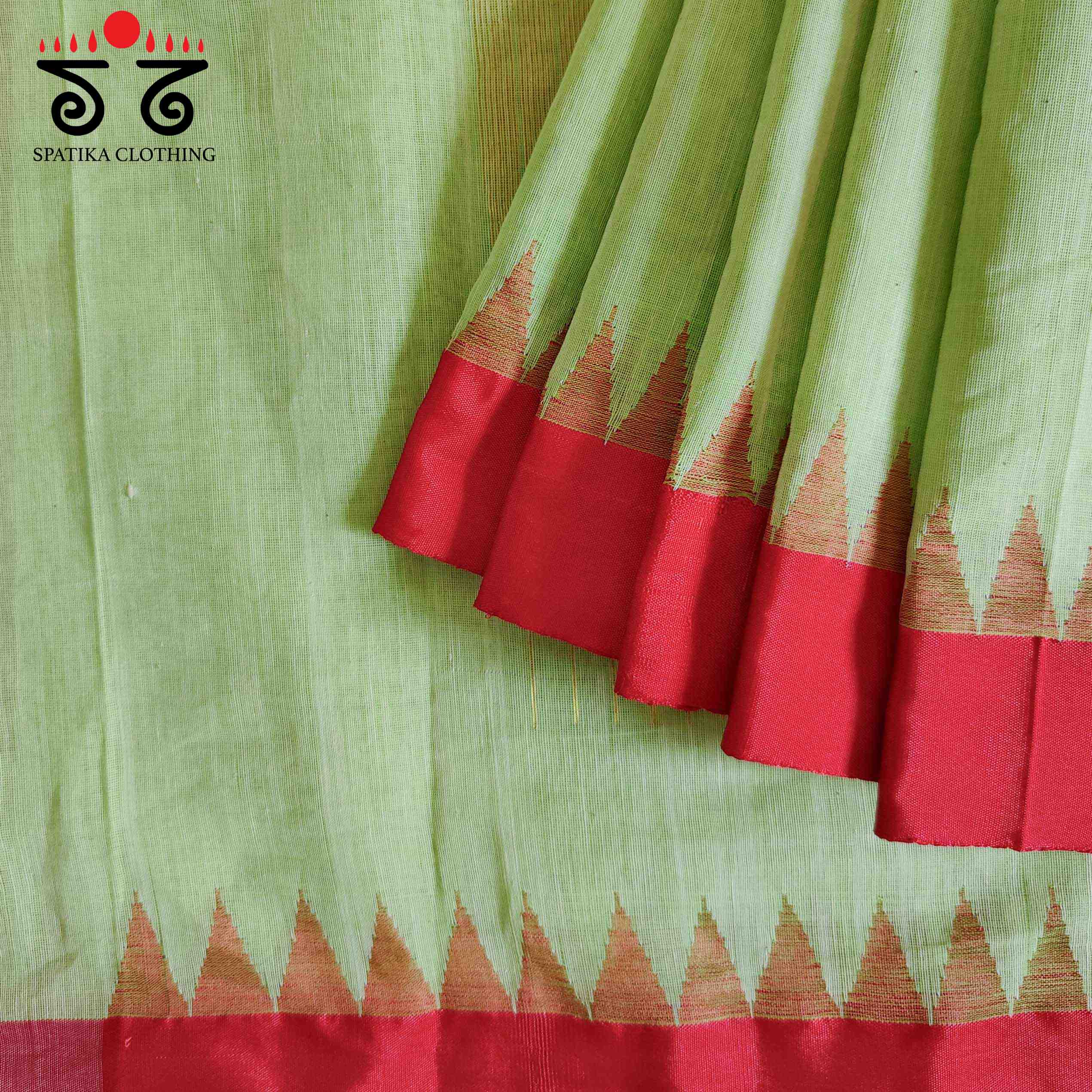 Ponduru Handspun Saree - With Silk border