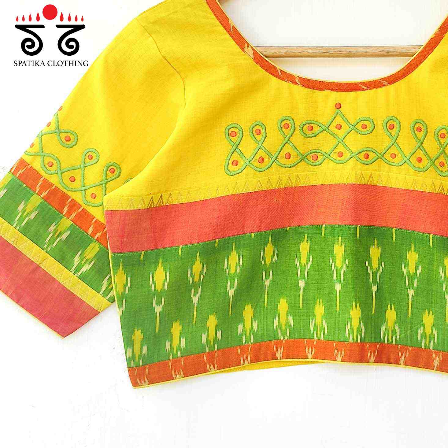 Prabhavati Kolam Handcrafted Blouse