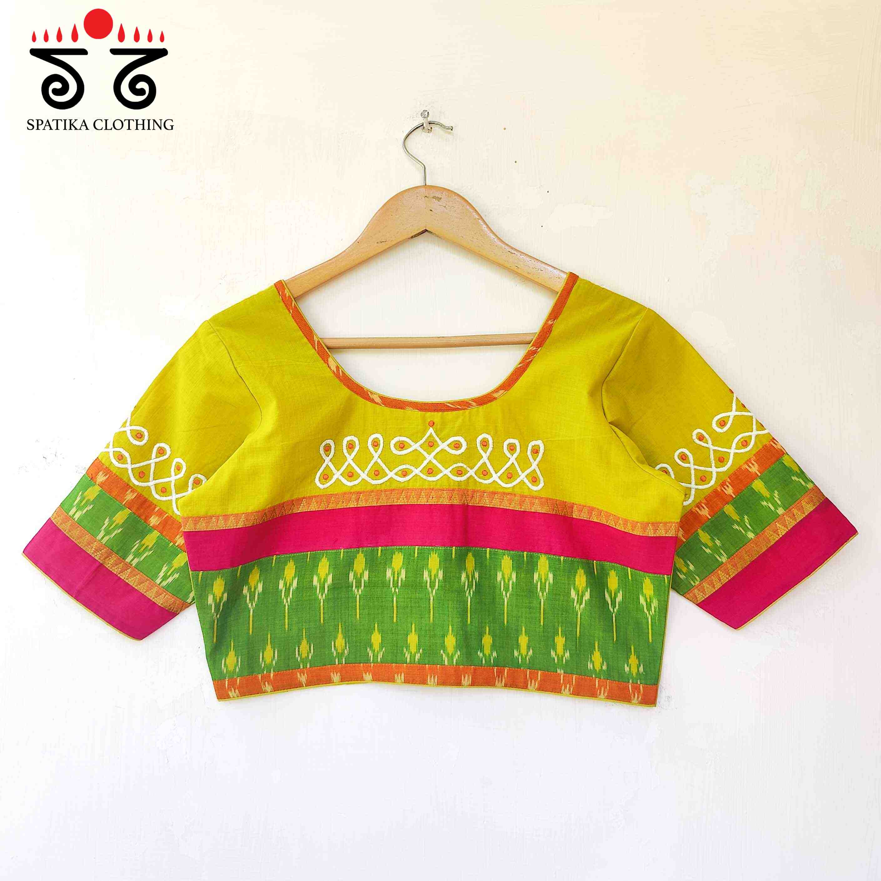 Prabhavati Kolam Handcrafted Blouse