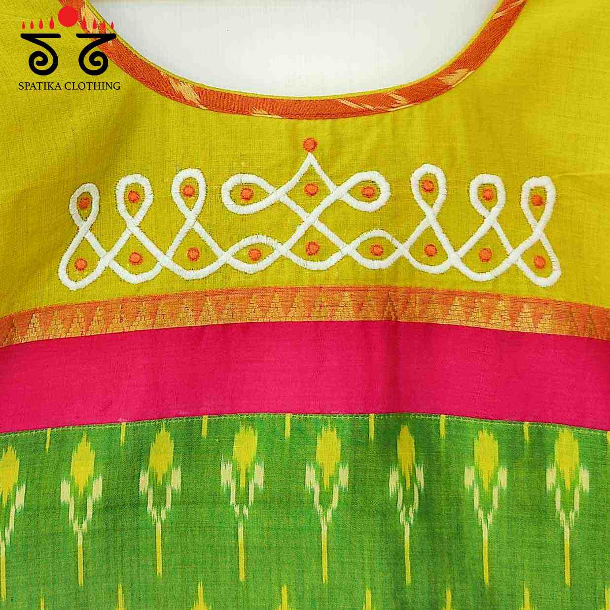 Prabhavati Kolam Handcrafted Blouse