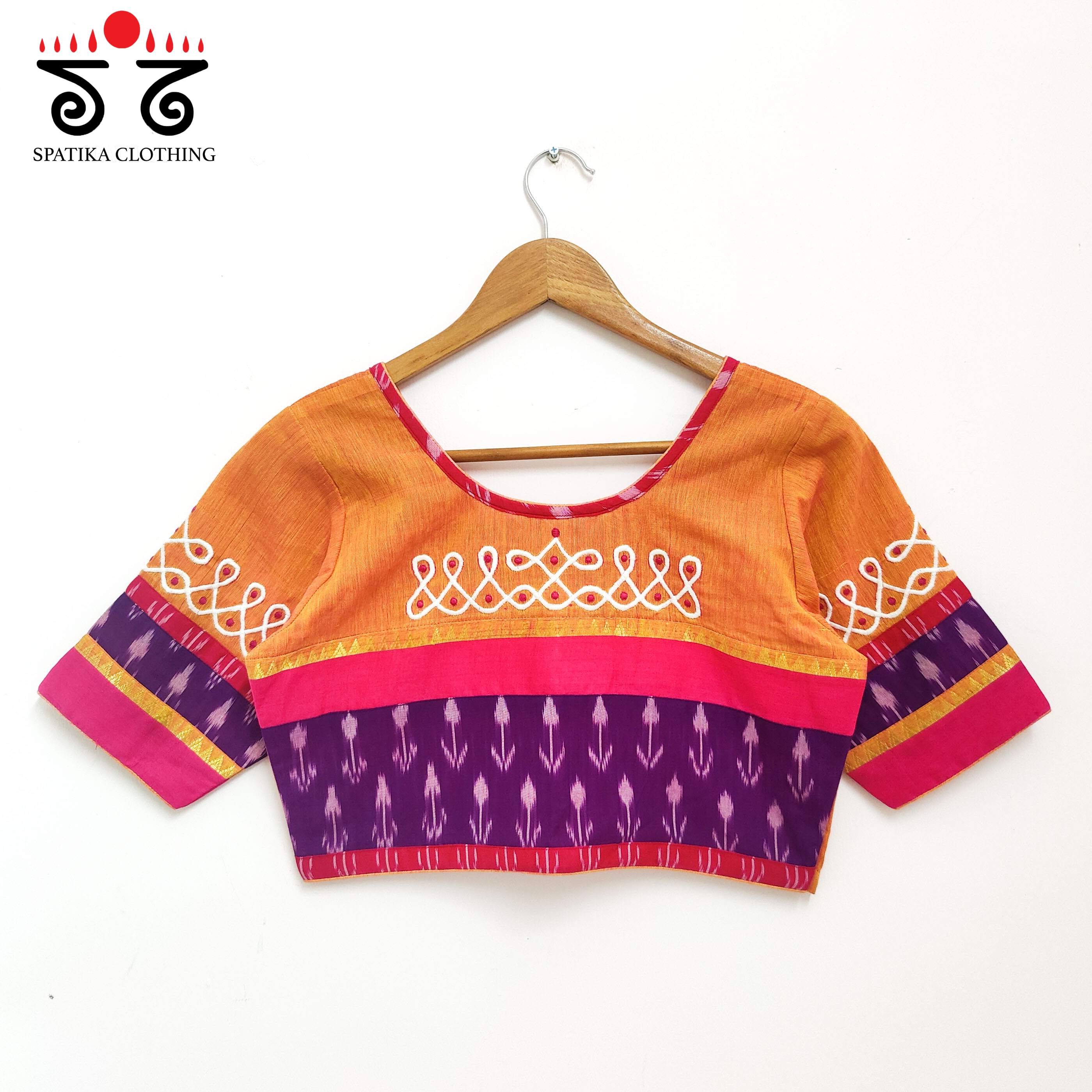 Prabhavati Kolam Handcrafted Blouse