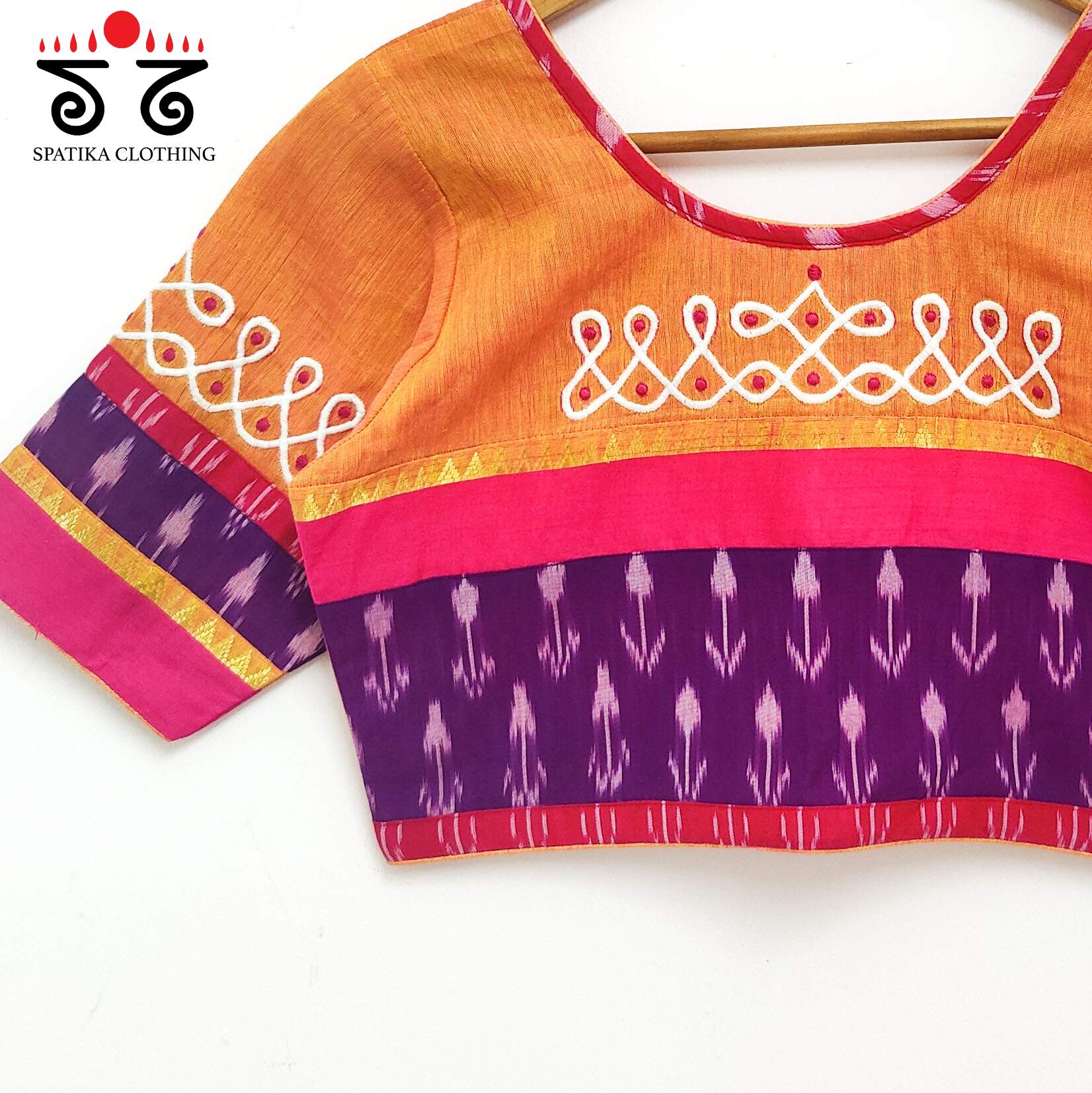 Prabhavati Kolam Handcrafted Blouse