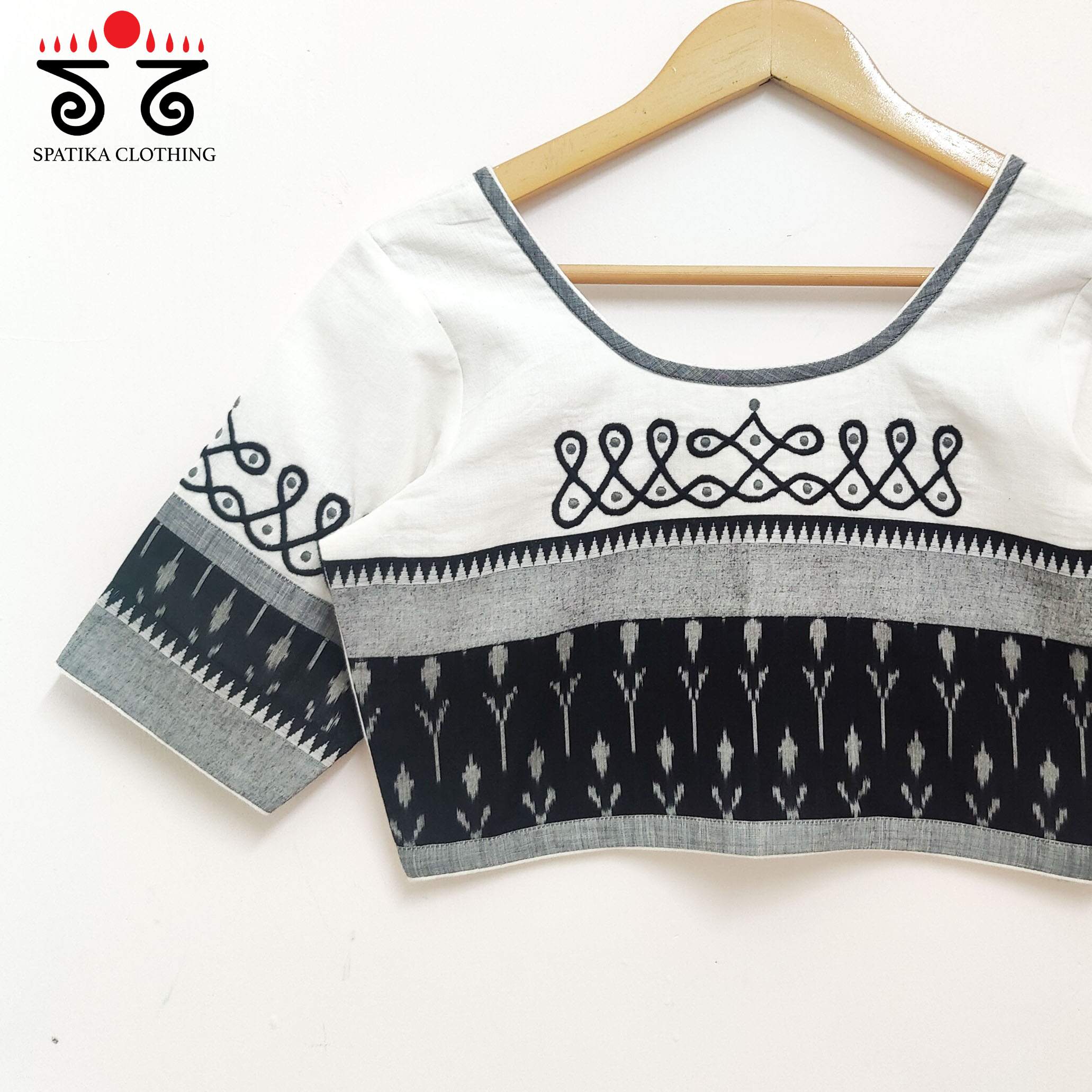 Prabhavati Kolam Handcrafted Blouse