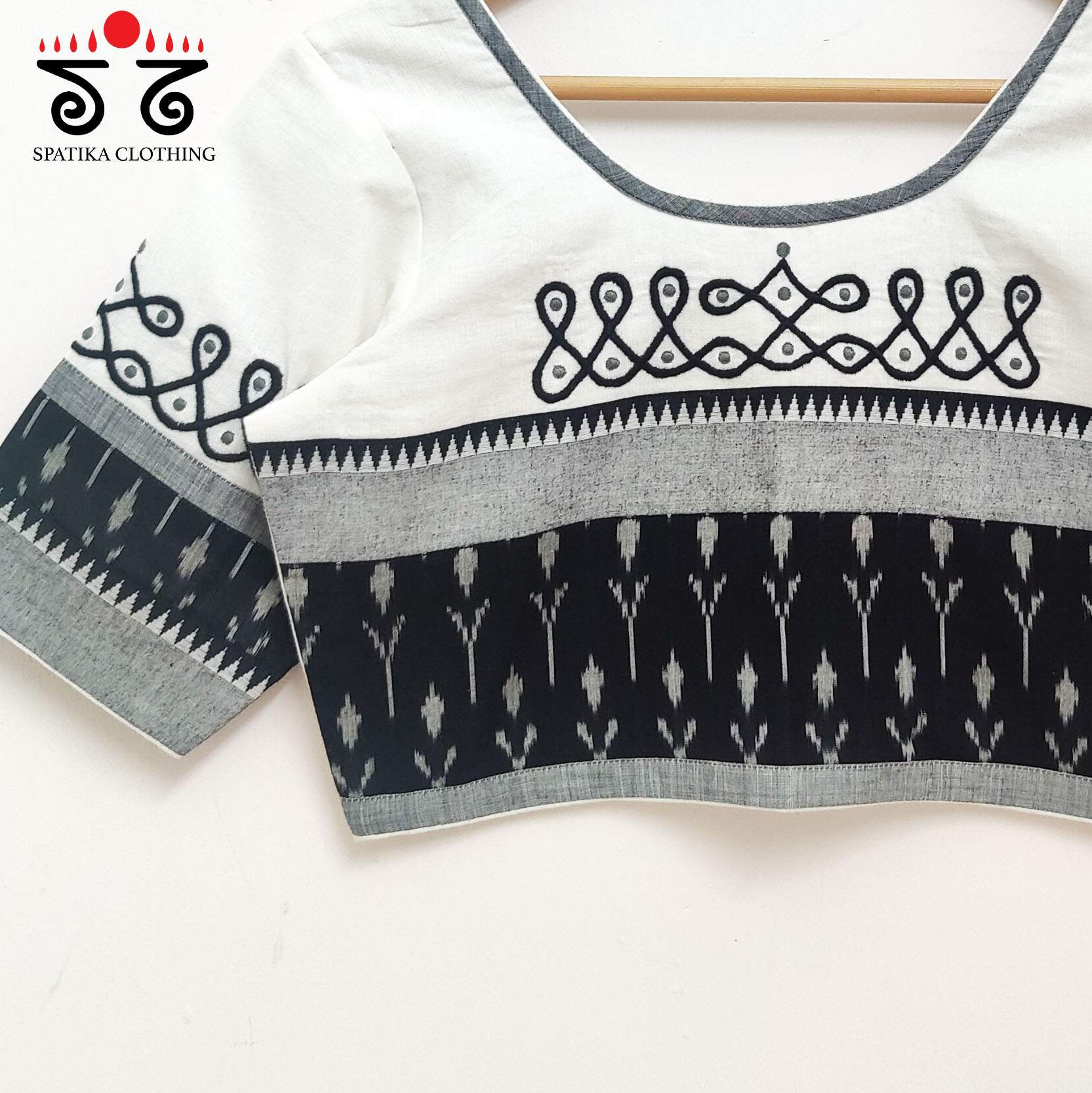 Prabhavati Kolam Handcrafted Blouse