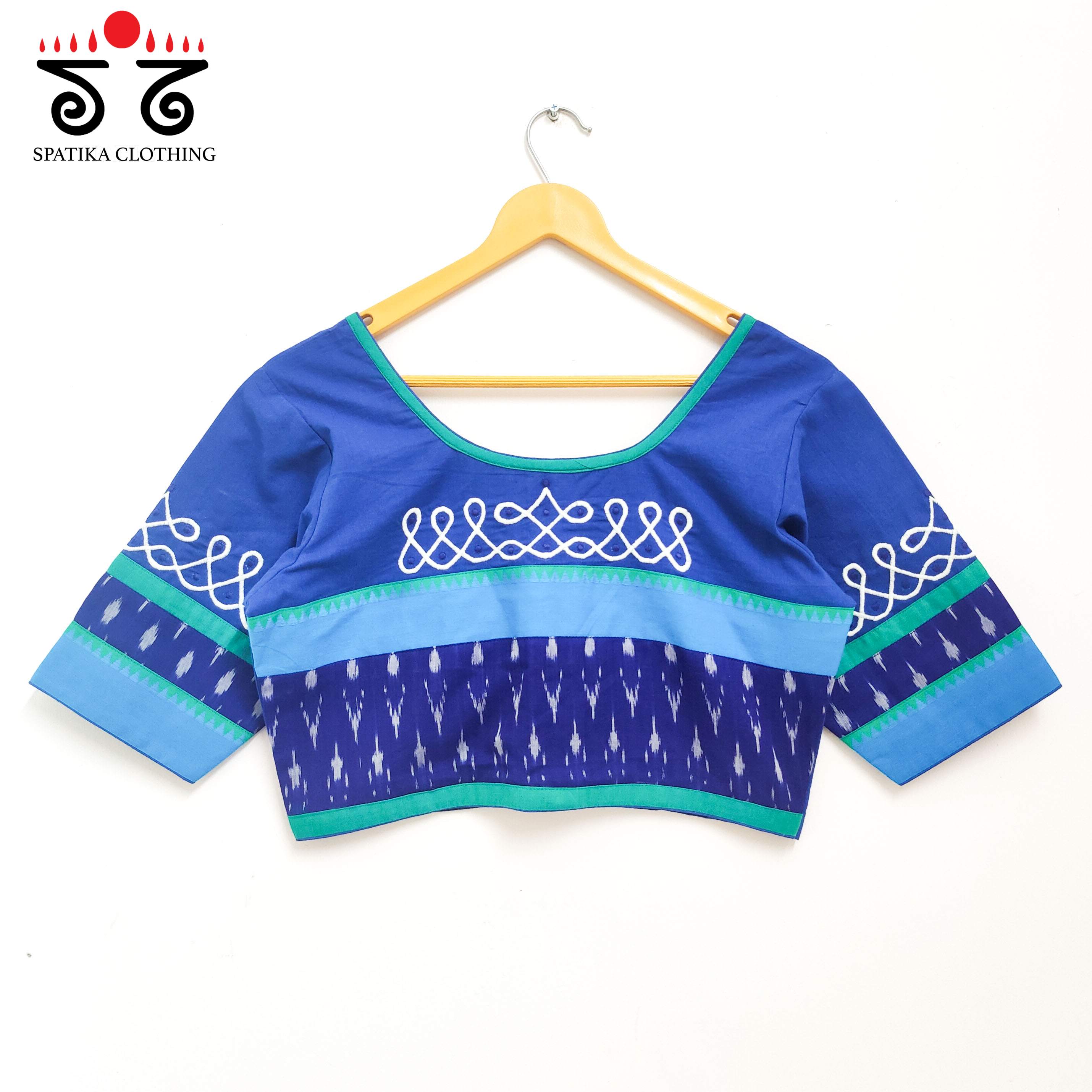 Prabhavati Kolam Handcrafted Blouse